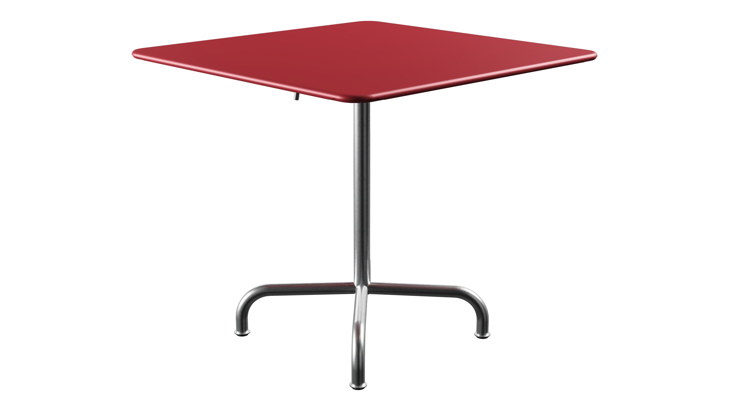 Rigi Metall-Gartentisch 80x80 klappbar in Ahornrot präsentiert im Onlineshop von KAQTU Design AG. Gartentisch ist von Schaffner