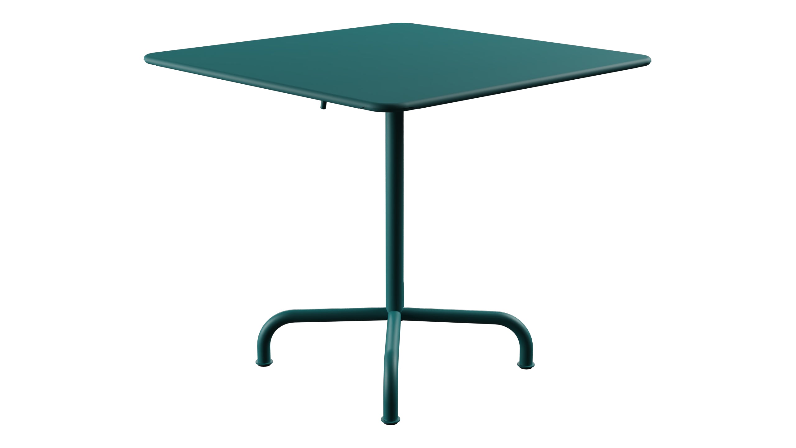 Rigi Metall-Gartentisch 80x80 klappbar in Kaliblau präsentiert im Onlineshop von KAQTU Design AG. Gartentisch ist von Schaffner