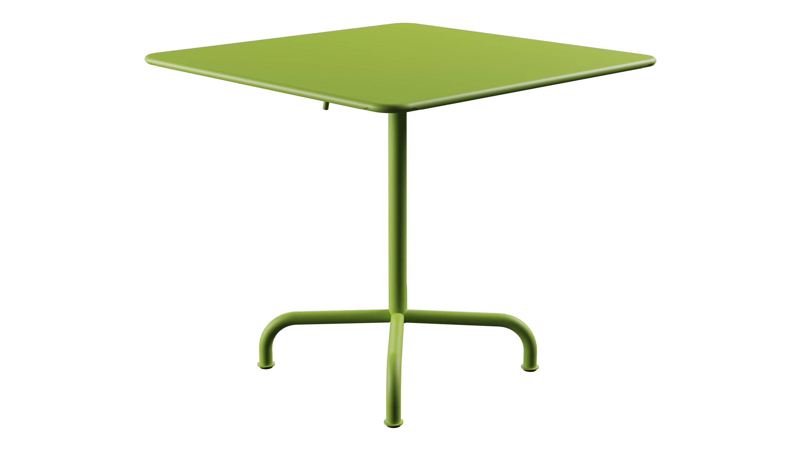 Rigi Metall-Gartentisch 80x80 klappbar in Hellgrün präsentiert im Onlineshop von KAQTU Design AG. Gartentisch ist von Schaffner