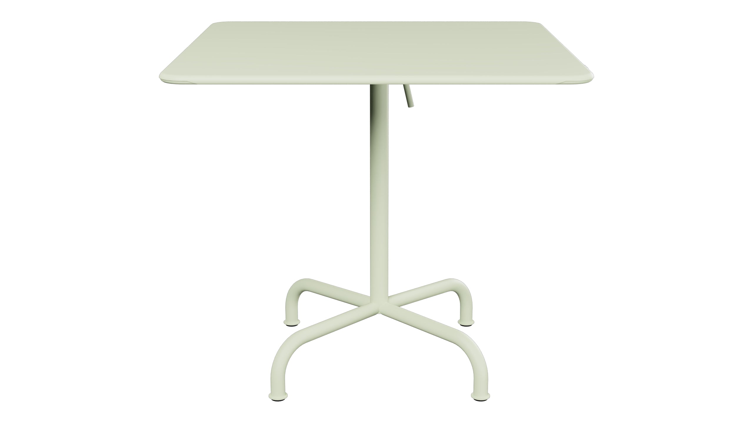 Rigi Metall-Gartentisch 80x80 klappbar in Pastellgrün präsentiert im Onlineshop von KAQTU Design AG. Gartentisch ist von Schaffner