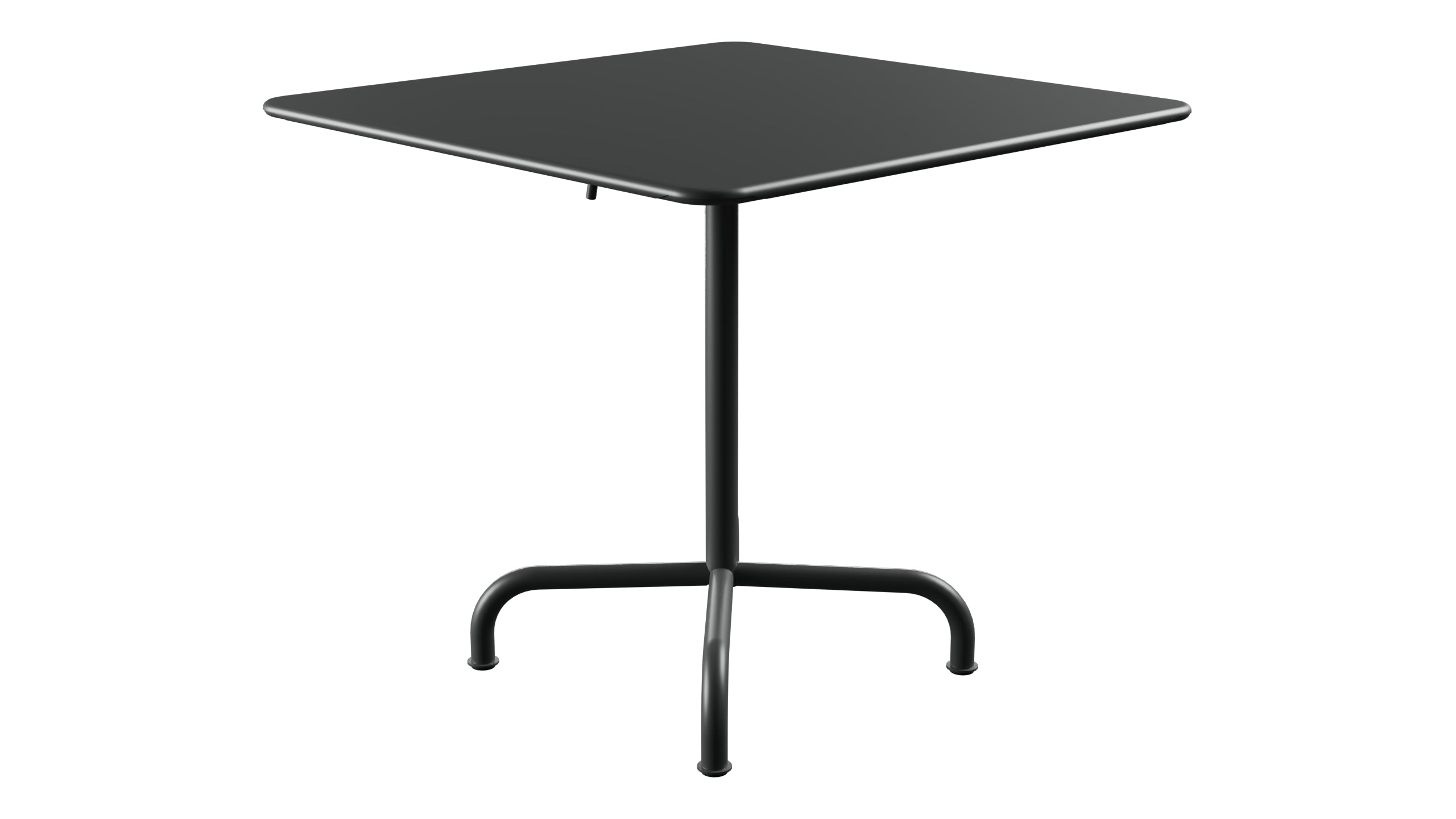 Rigi Metall-Gartentisch 80x80 klappbar in Graphit präsentiert im Onlineshop von KAQTU Design AG. Gartentisch ist von Schaffner