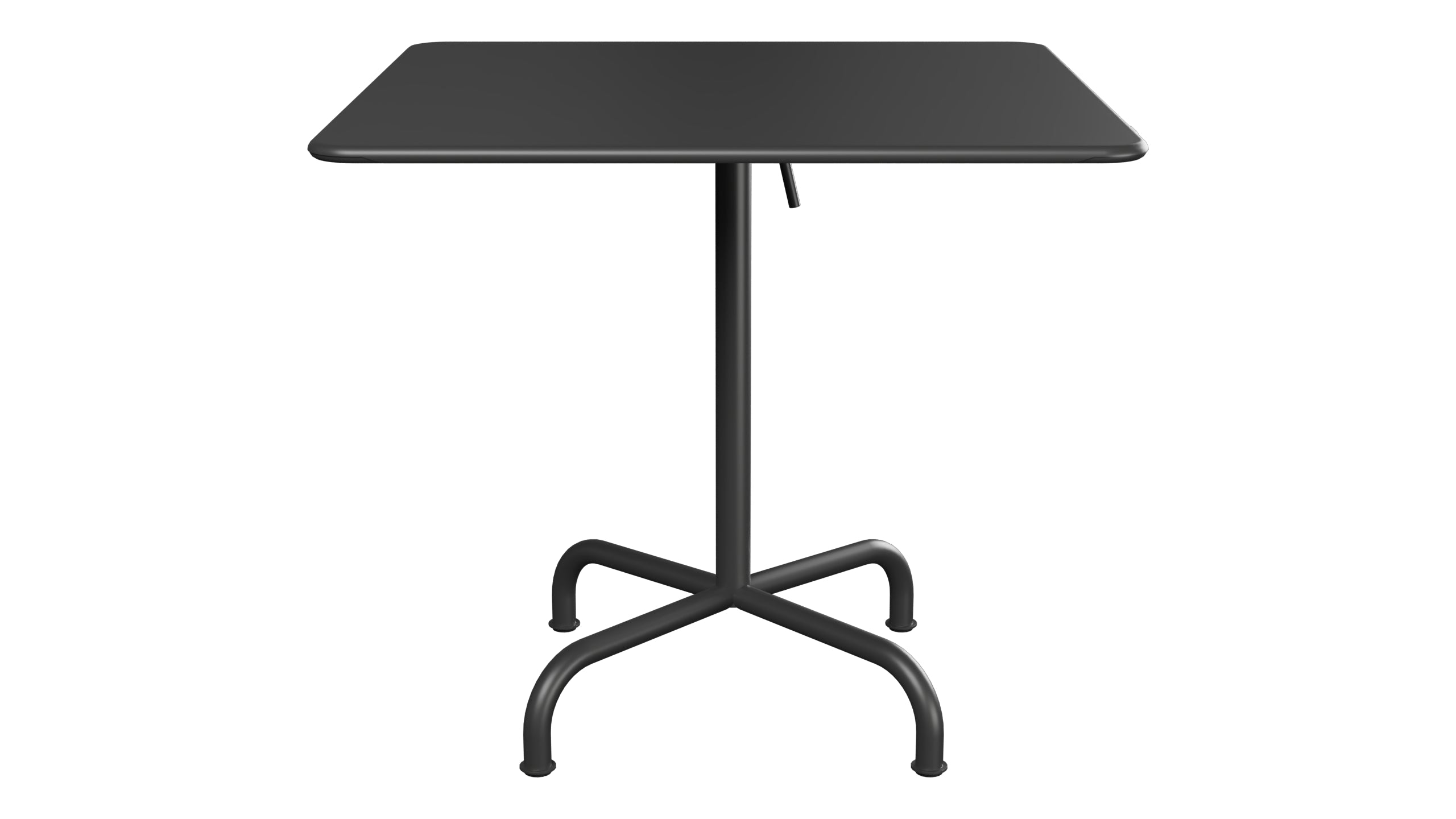 Rigi Metall-Gartentisch 80x80 klappbar in Anthrazit präsentiert im Onlineshop von KAQTU Design AG. Gartentisch ist von Schaffner