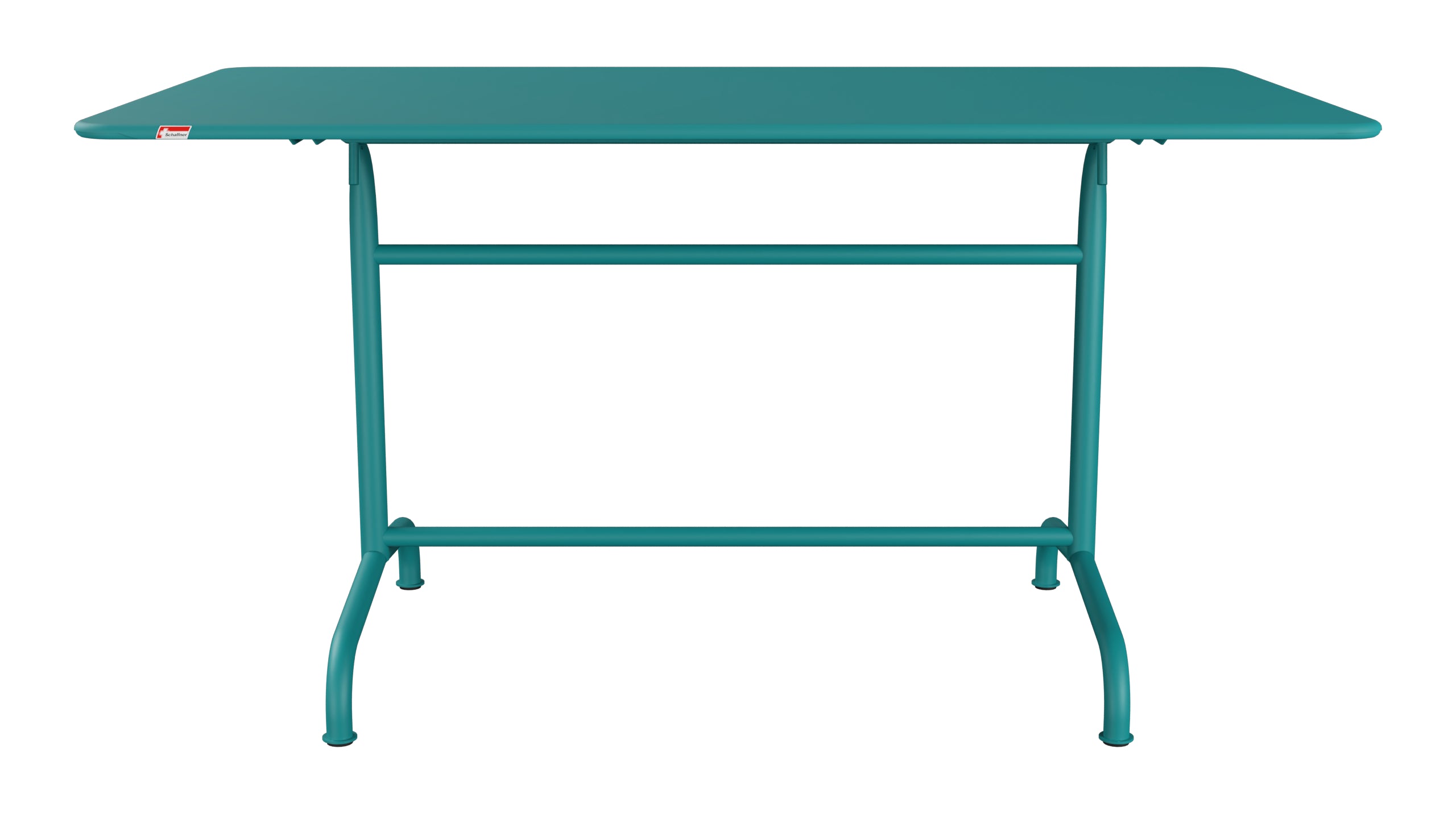 Rigi Metall-Gartentisch 140x80 klappbar in Kaliblau präsentiert im Onlineshop von KAQTU Design AG. Gartentisch ist von Schaffner