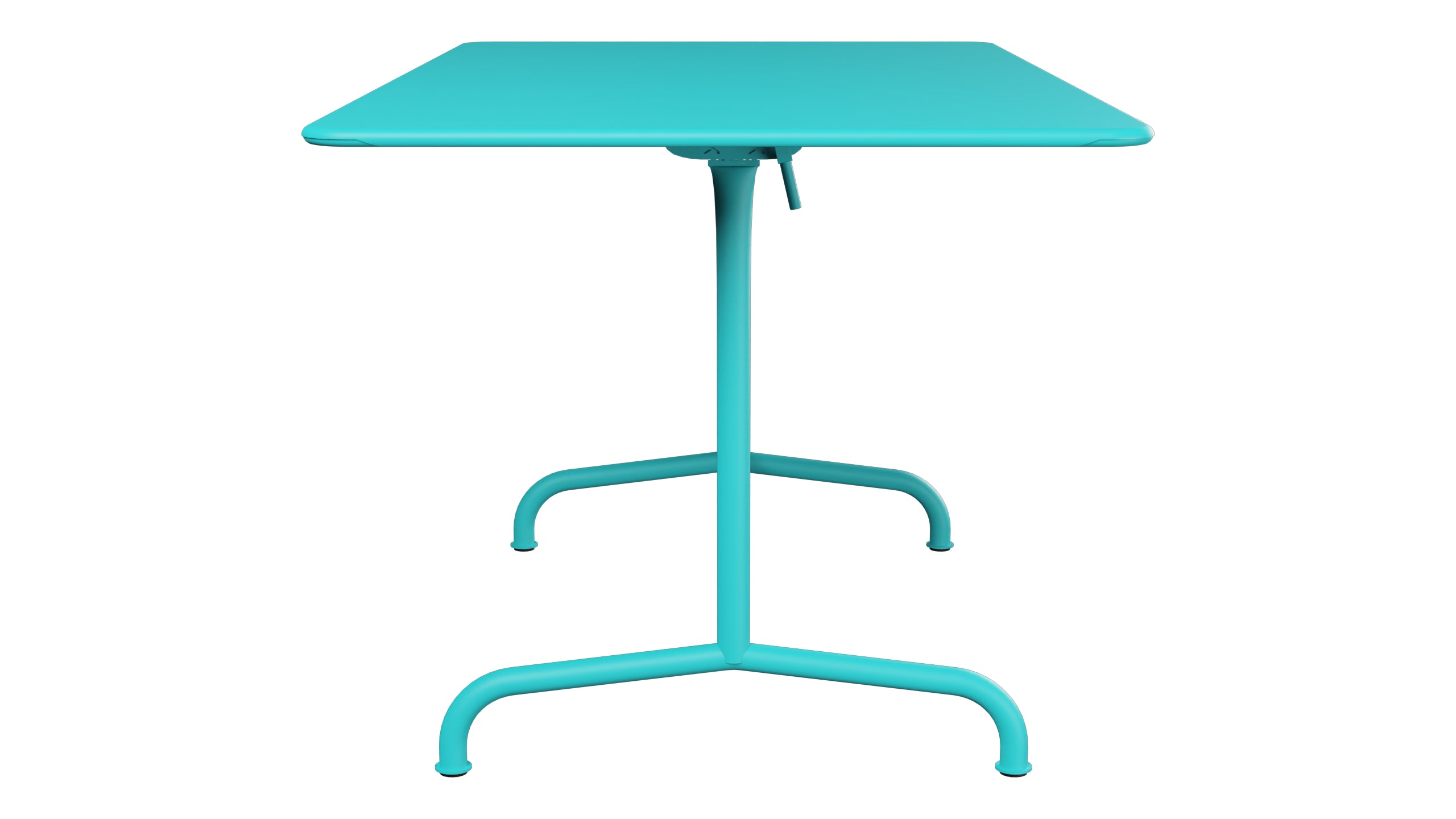Rigi Metall-Gartentisch 140x80 klappbar in Türkis präsentiert im Onlineshop von KAQTU Design AG. Gartentisch ist von Schaffner