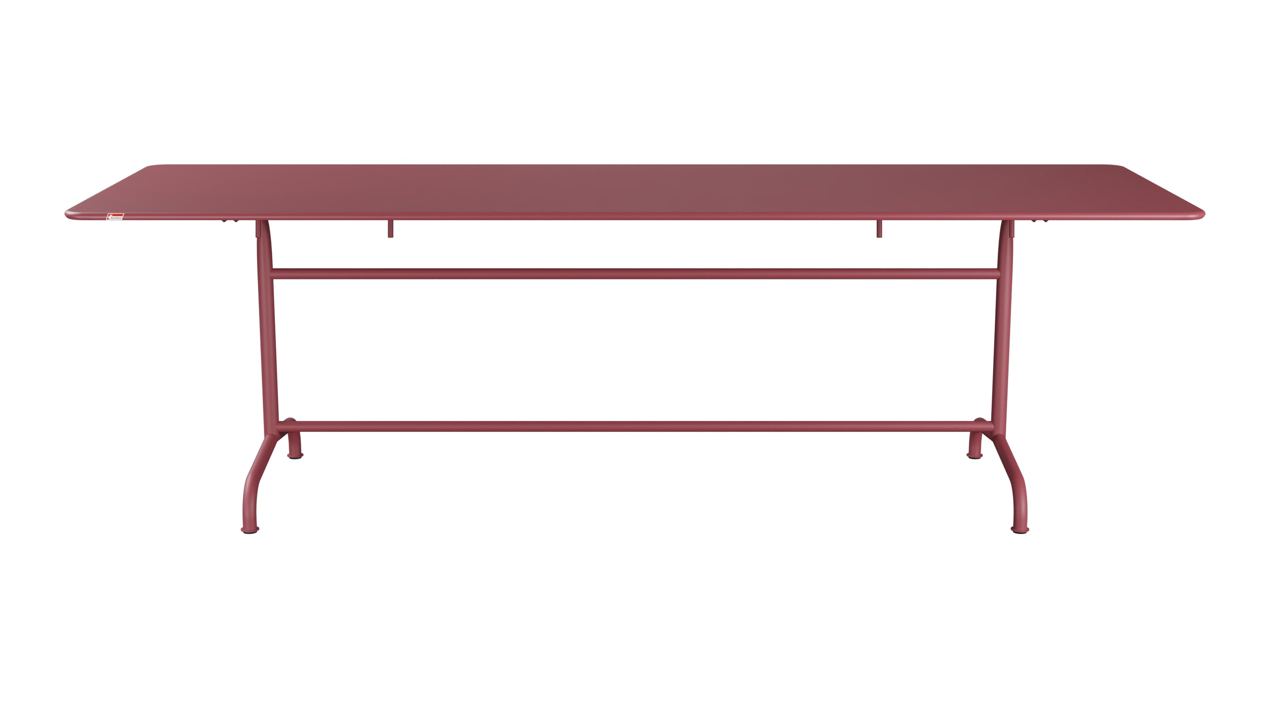 Rigi Metall-Gartentisch 240x80 klappbar in Bordeaux präsentiert im Onlineshop von KAQTU Design AG. Gartentisch ist von Schaffner