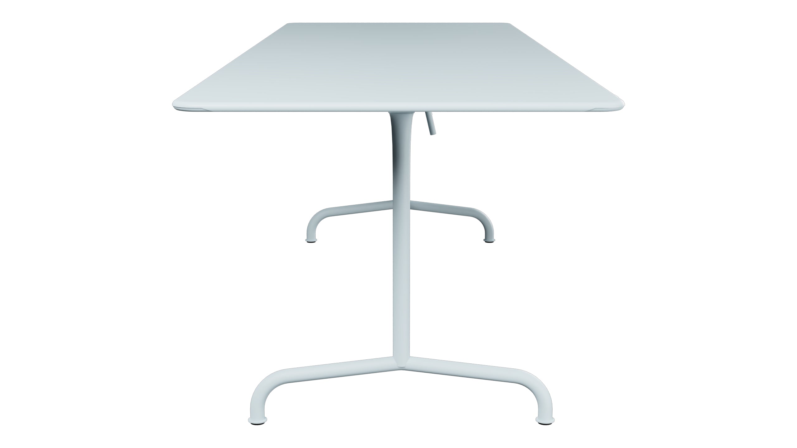 Rigi Metall-Gartentisch 240x80 klappbar in Pastellblau präsentiert im Onlineshop von KAQTU Design AG. Gartentisch ist von Schaffner