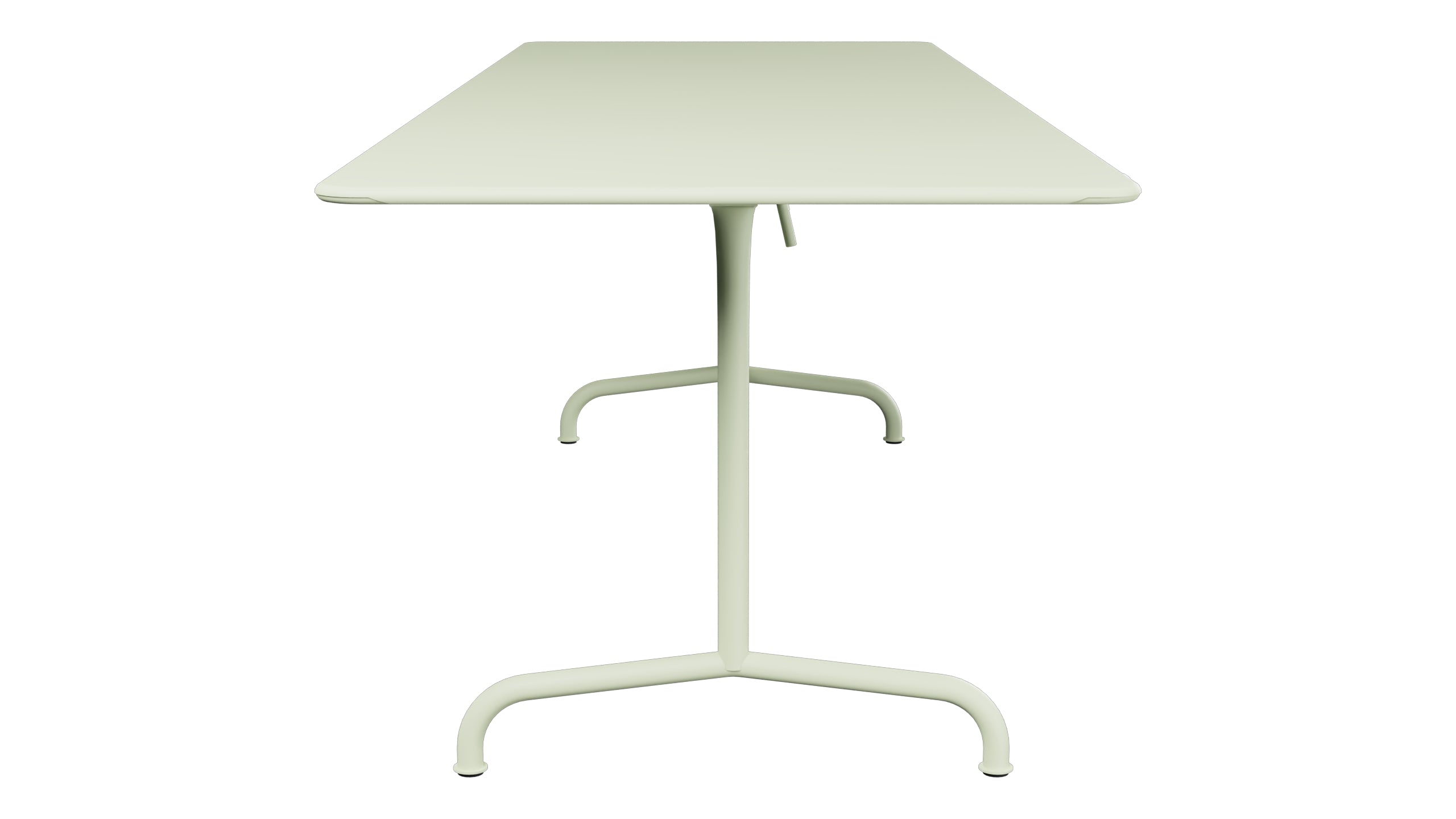 Rigi Metall-Gartentisch 240x80 klappbar in Pastellgrün präsentiert im Onlineshop von KAQTU Design AG. Gartentisch ist von Schaffner