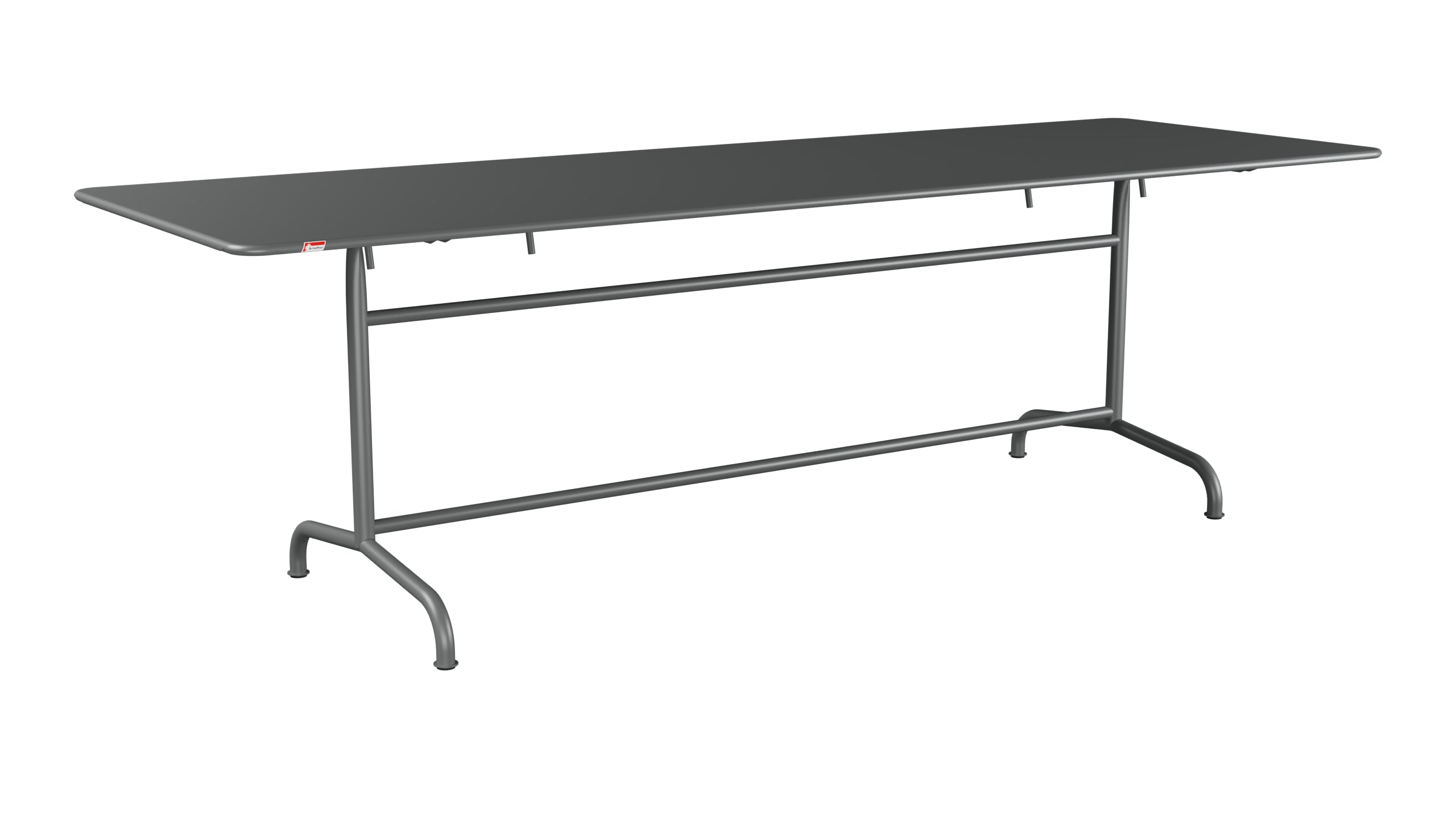 Rigi Metall-Gartentisch 240x80 klappbar in Graphit präsentiert im Onlineshop von KAQTU Design AG. Gartentisch ist von Schaffner