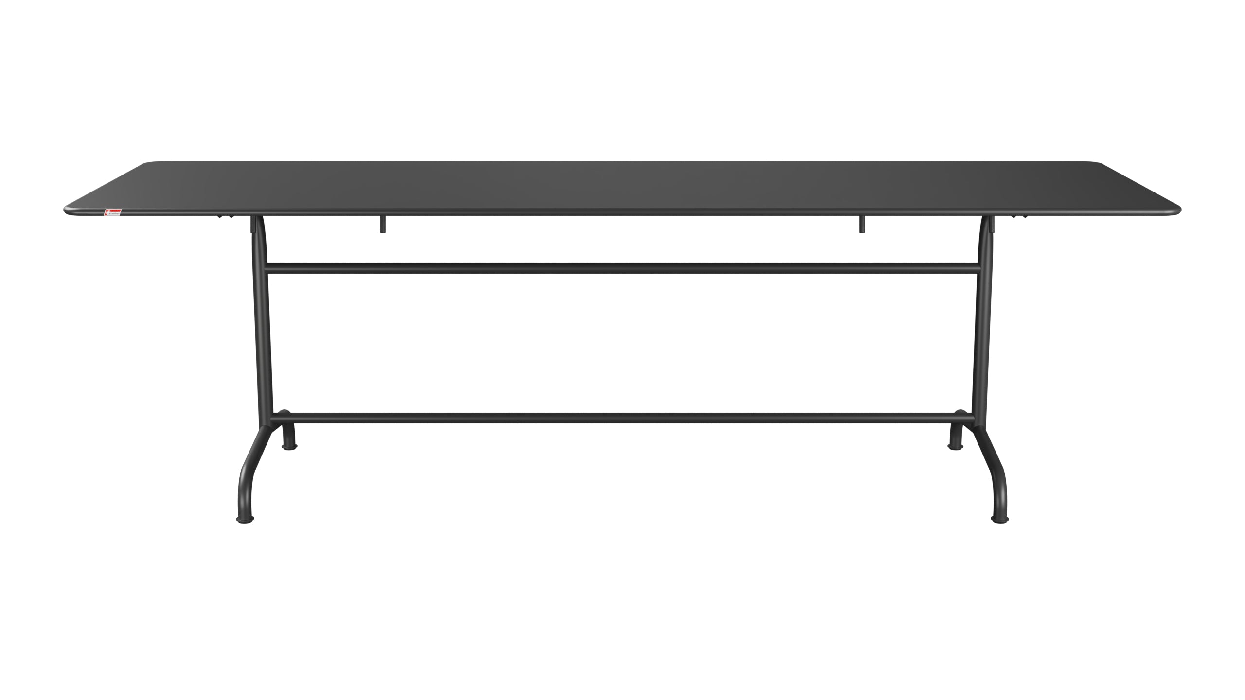 Rigi Metall-Gartentisch 240x80 klappbar in Anthrazit präsentiert im Onlineshop von KAQTU Design AG. Gartentisch ist von Schaffner