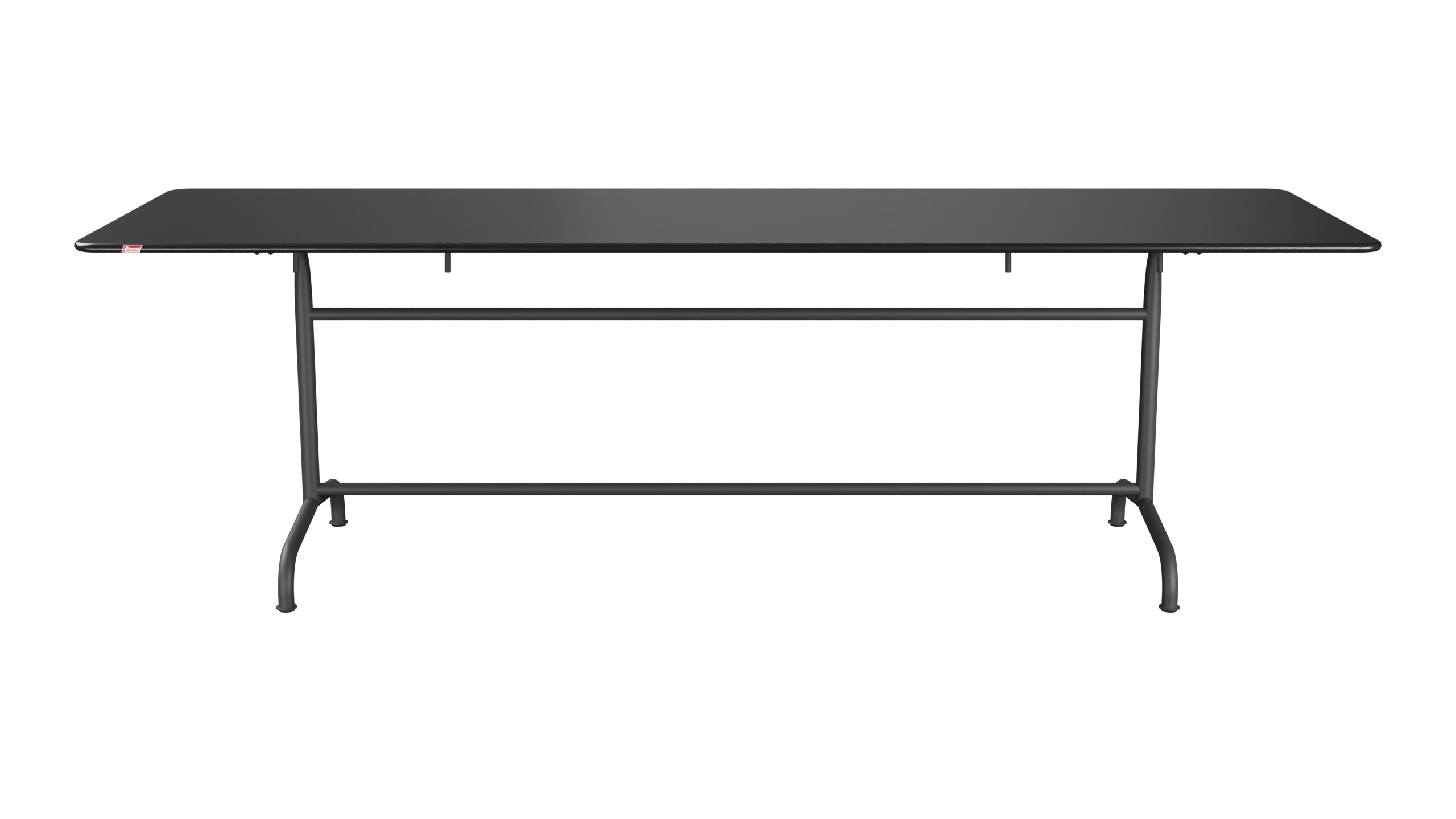 Rigi Metall-Gartentisch 240x80 klappbar in Schwarz präsentiert im Onlineshop von KAQTU Design AG. Gartentisch ist von Schaffner