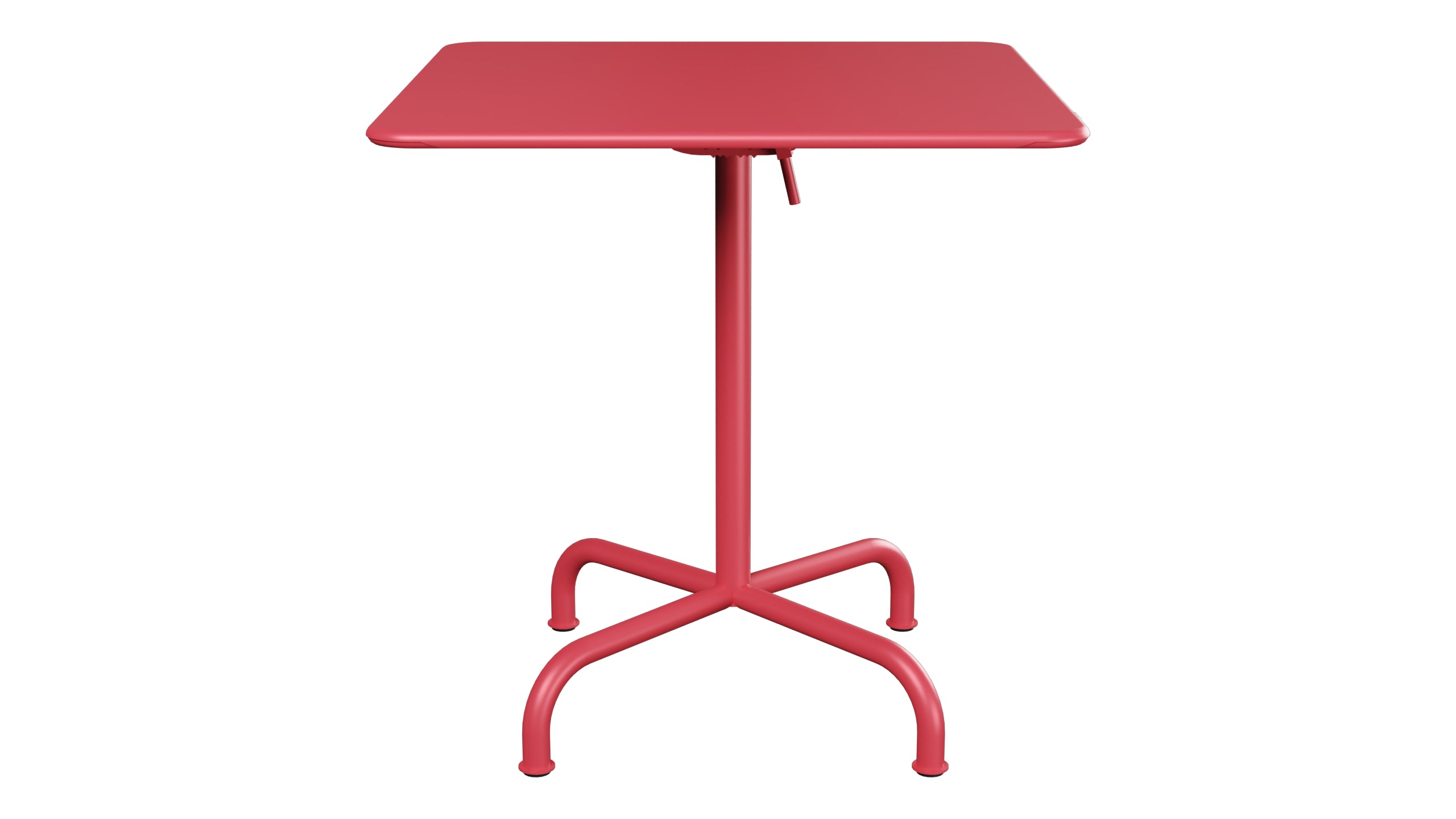 Rigi Metall-Gartentisch 70x70 klappbar in Ahornrot präsentiert im Onlineshop von KAQTU Design AG. Gartentisch ist von Schaffner