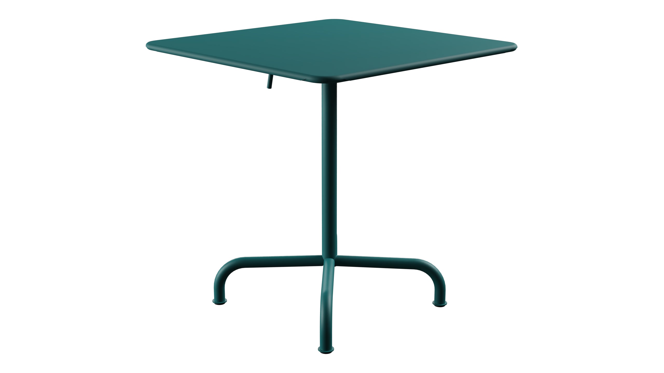 Rigi Metall-Gartentisch 70x70 klappbar in Kaliblau präsentiert im Onlineshop von KAQTU Design AG. Gartentisch ist von Schaffner
