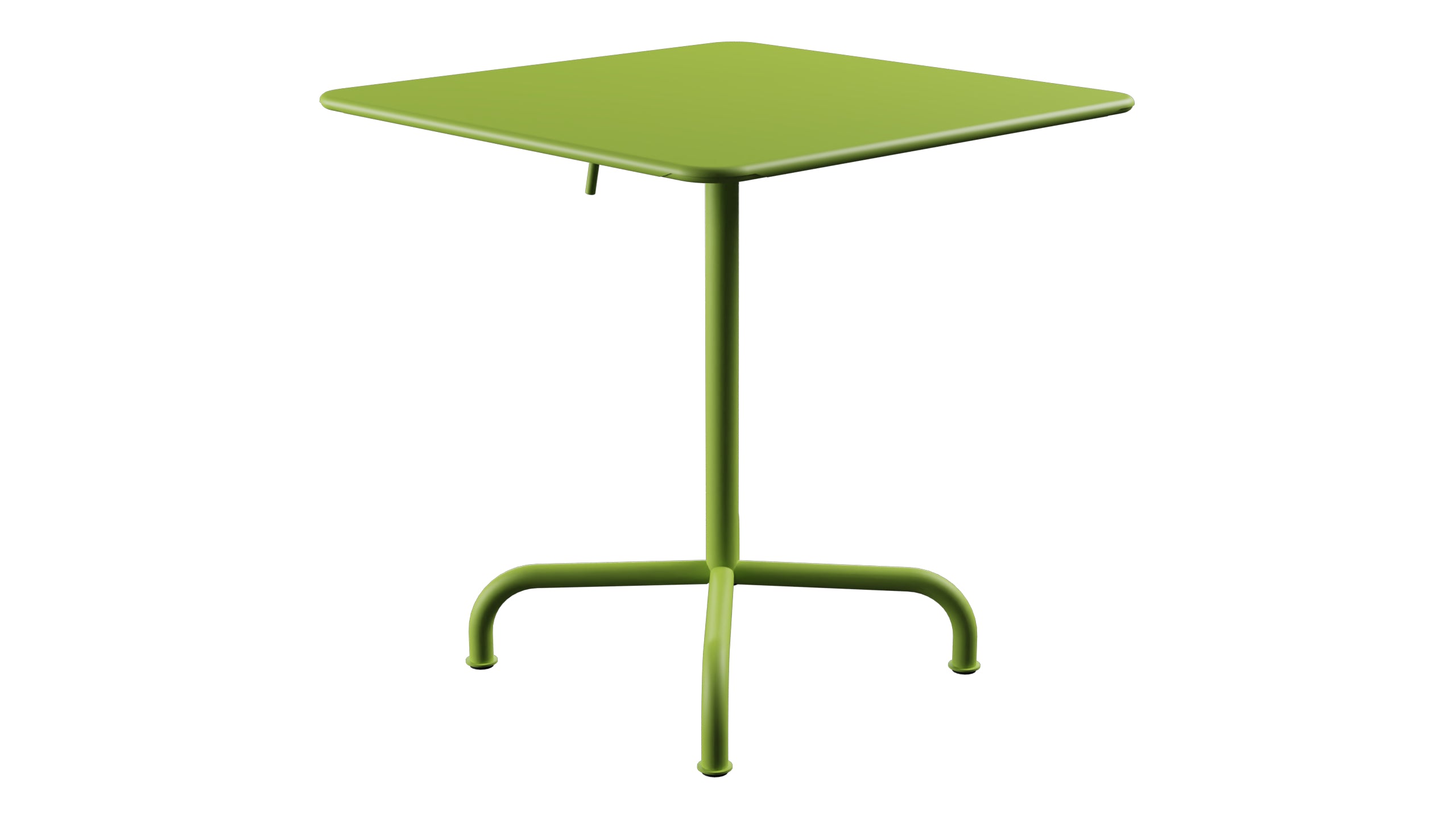 Rigi Metall-Gartentisch 70x70 klappbar in Hellgrün präsentiert im Onlineshop von KAQTU Design AG. Gartentisch ist von Schaffner