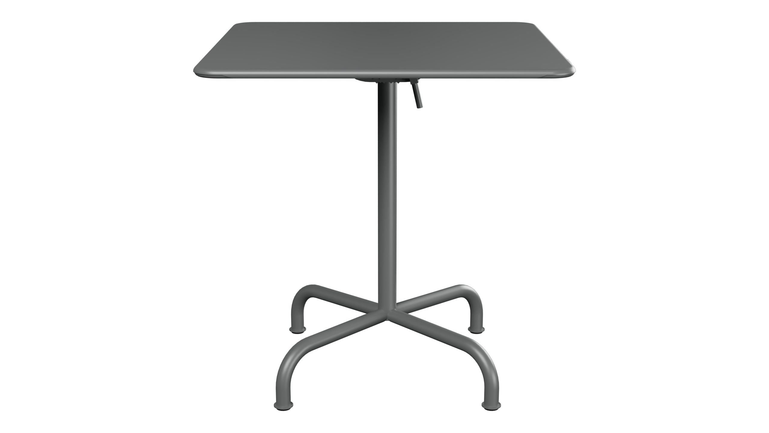 Rigi Metall-Gartentisch 70x70 klappbar in Graphit präsentiert im Onlineshop von KAQTU Design AG. Gartentisch ist von Schaffner