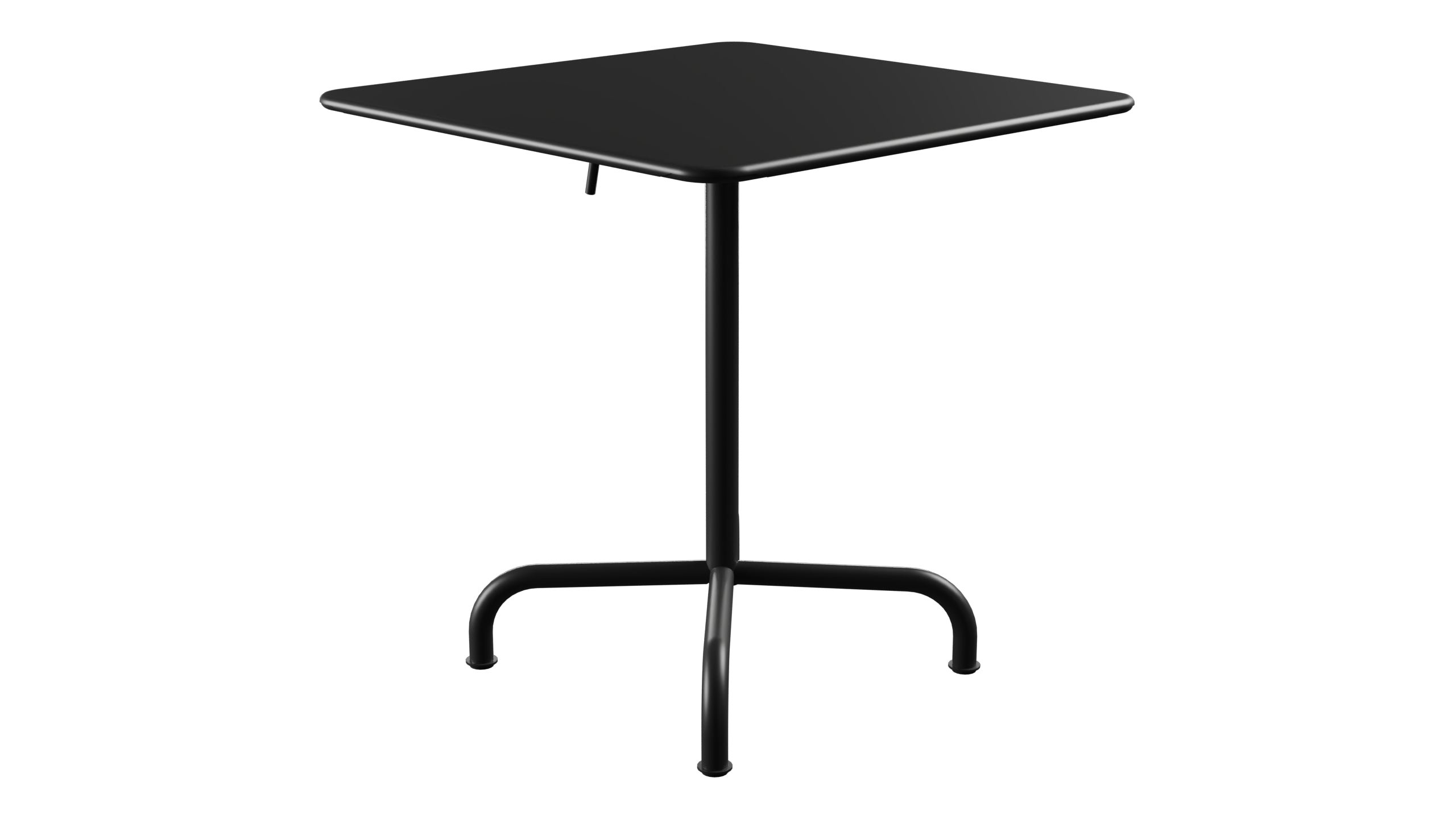 Rigi Metall-Gartentisch 70x70 klappbar in Anthrazit präsentiert im Onlineshop von KAQTU Design AG. Gartentisch ist von Schaffner