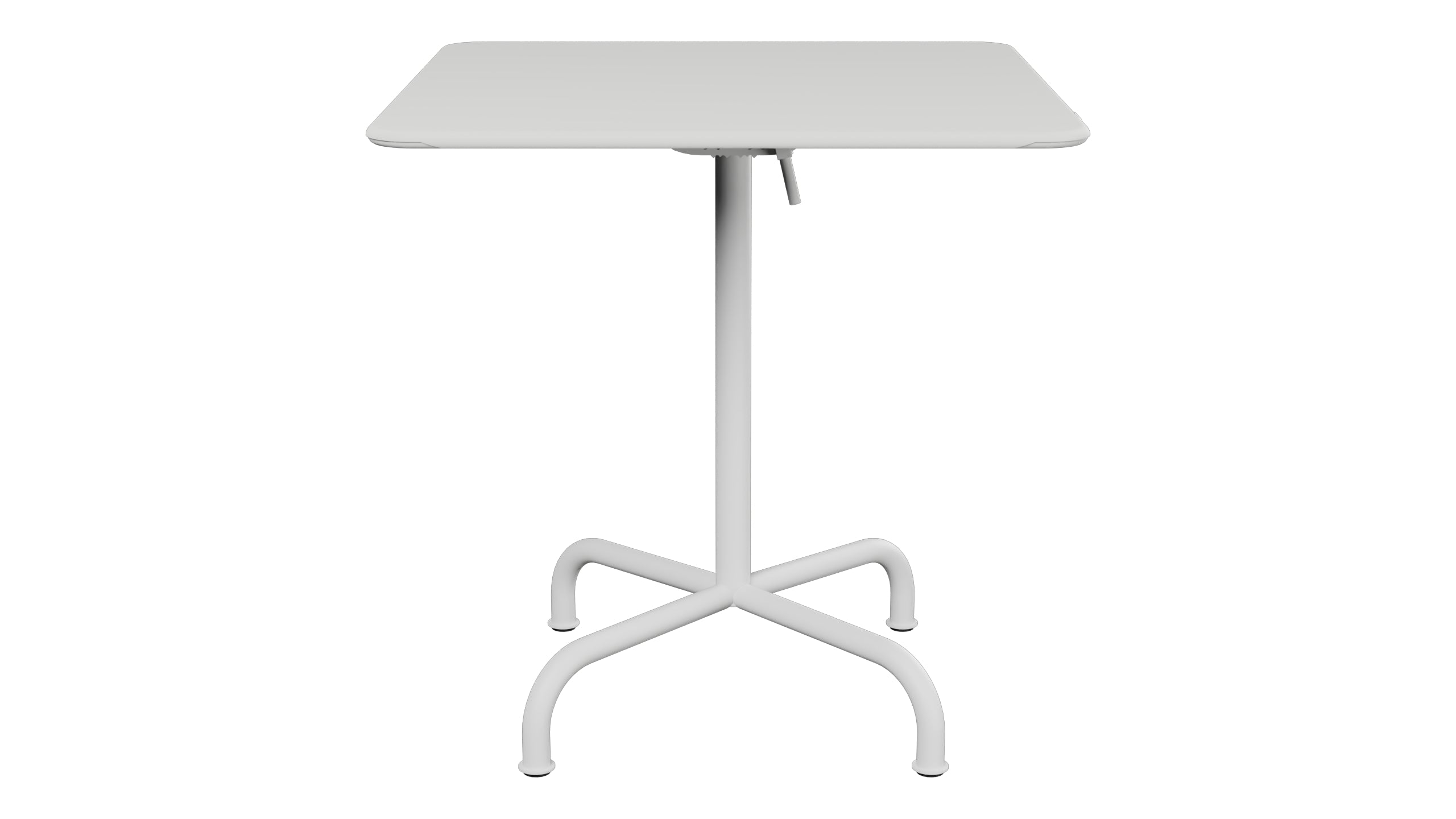 Rigi Metall-Gartentisch 70x70 klappbar in Alusilber präsentiert im Onlineshop von KAQTU Design AG. Gartentisch ist von Schaffner