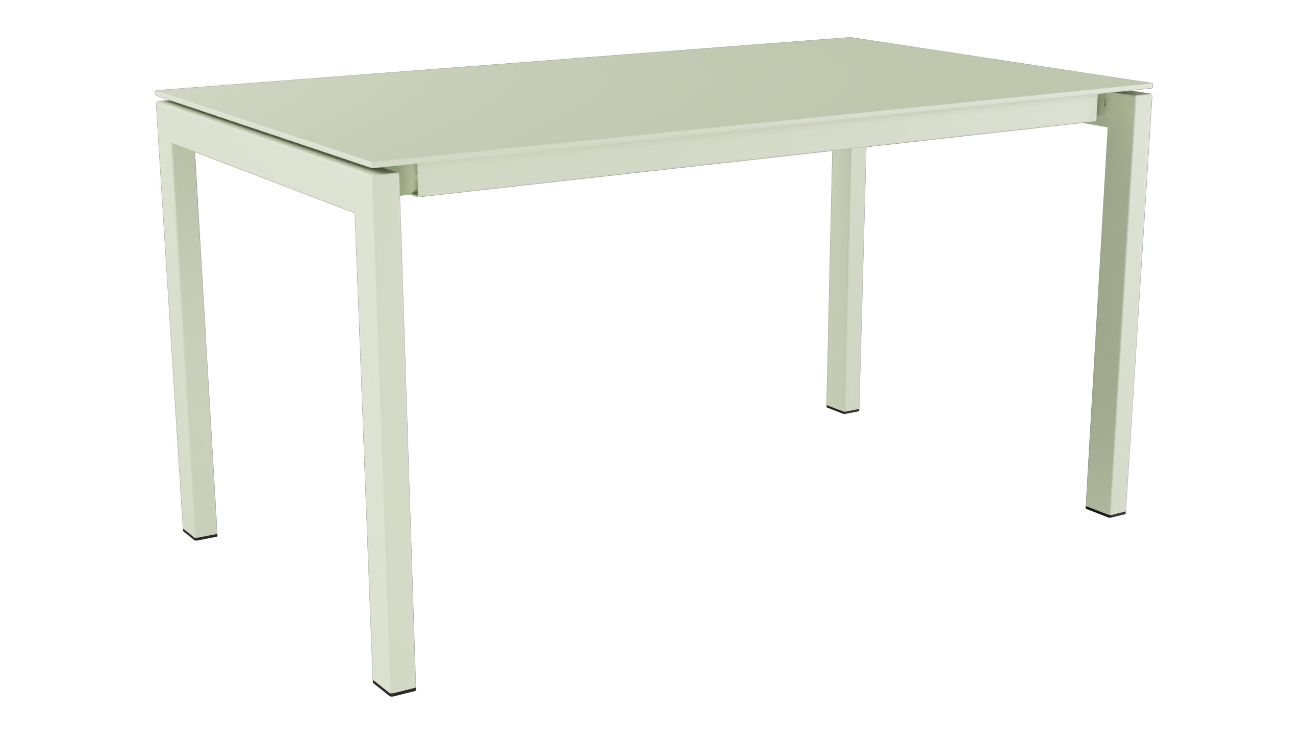 Luzern Glasfaser-Gartentisch 140x80 in Pastellgrün präsentiert im Onlineshop von KAQTU Design AG. Gartentisch ist von Schaffner