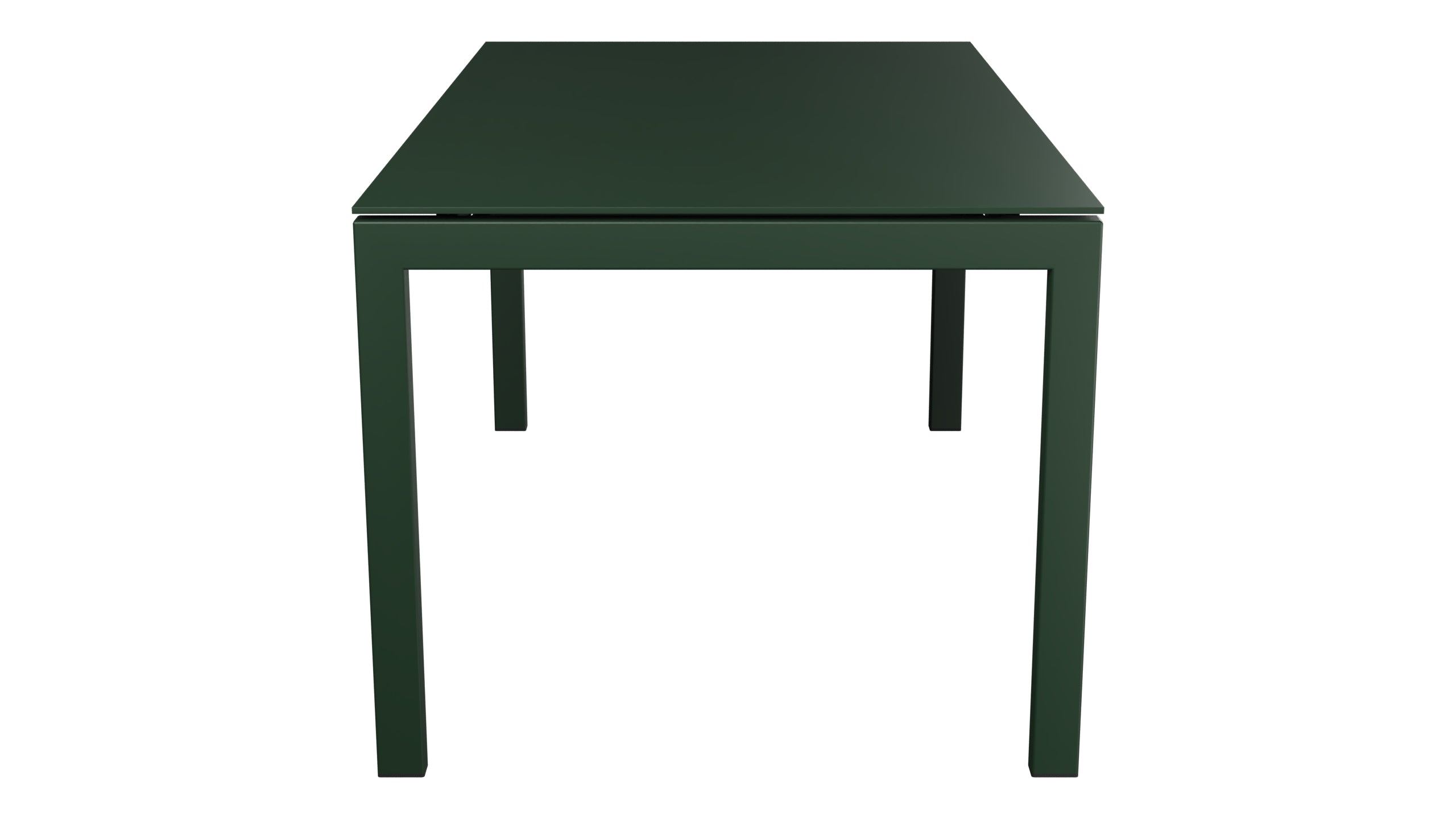 Luzern Glasfaser-Gartentisch 160/220x90 ausziehbar in Tannengrün präsentiert im Onlineshop von KAQTU Design AG. Gartentisch ist von Schaffner