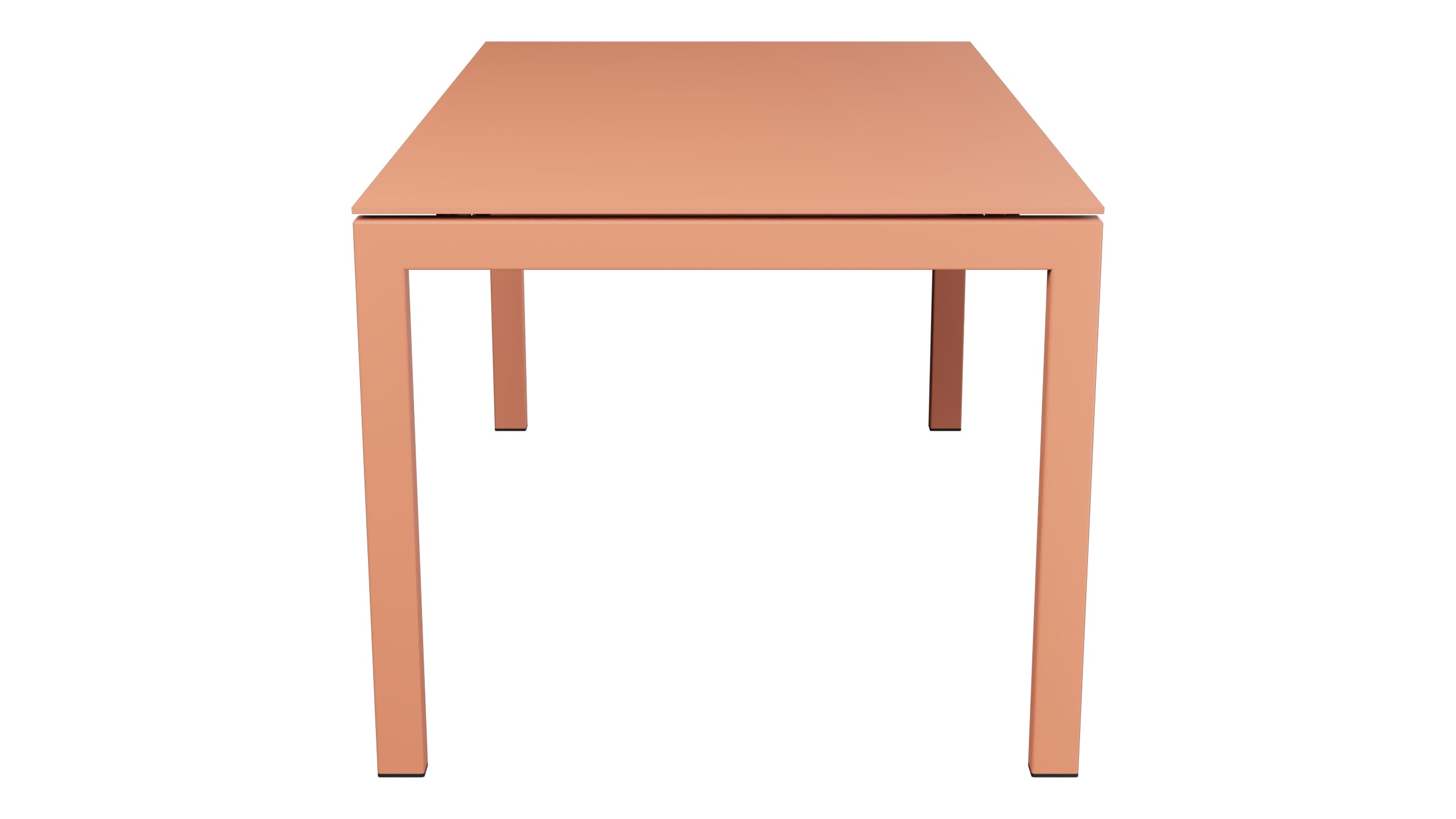 Luzern Glasfaser-Gartentisch 160/220x90 ausziehbar in Pastellterracotta präsentiert im Onlineshop von KAQTU Design AG. Gartentisch ist von Schaffner