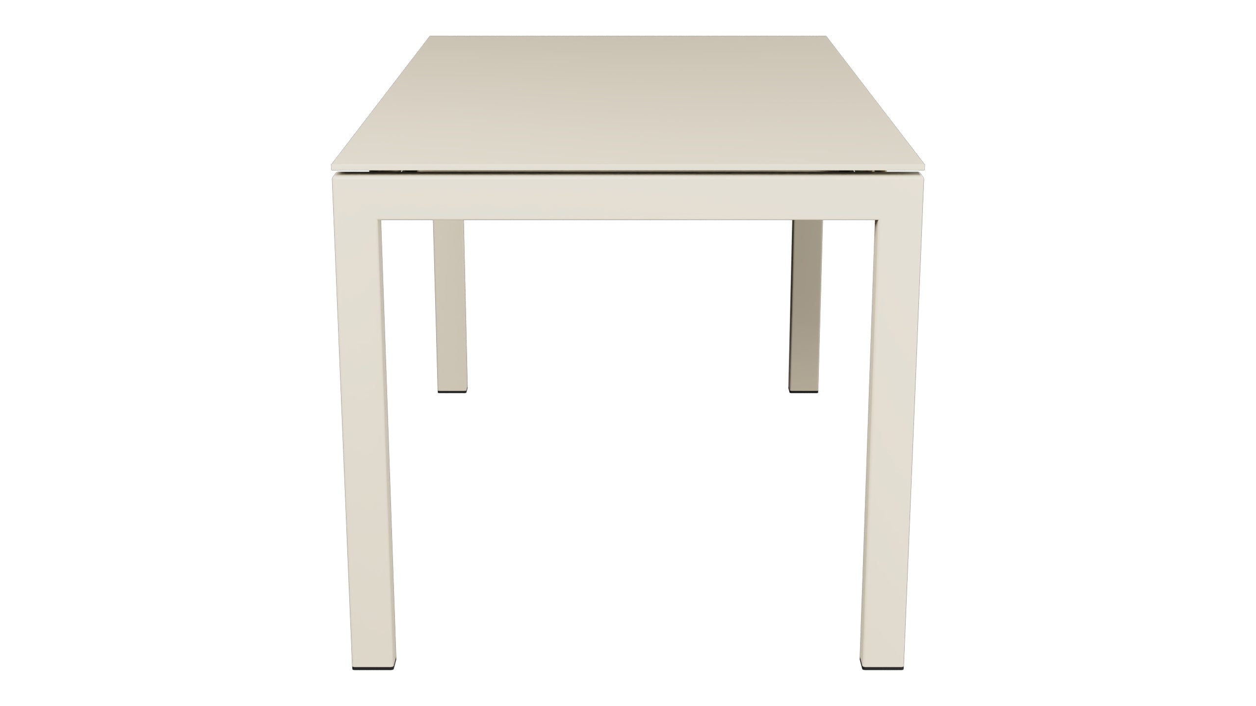 Luzern Glasfaser-Gartentisch 140/200x80 ausziehbar in Pastellsand präsentiert im Onlineshop von KAQTU Design AG. Gartentisch ist von Schaffner