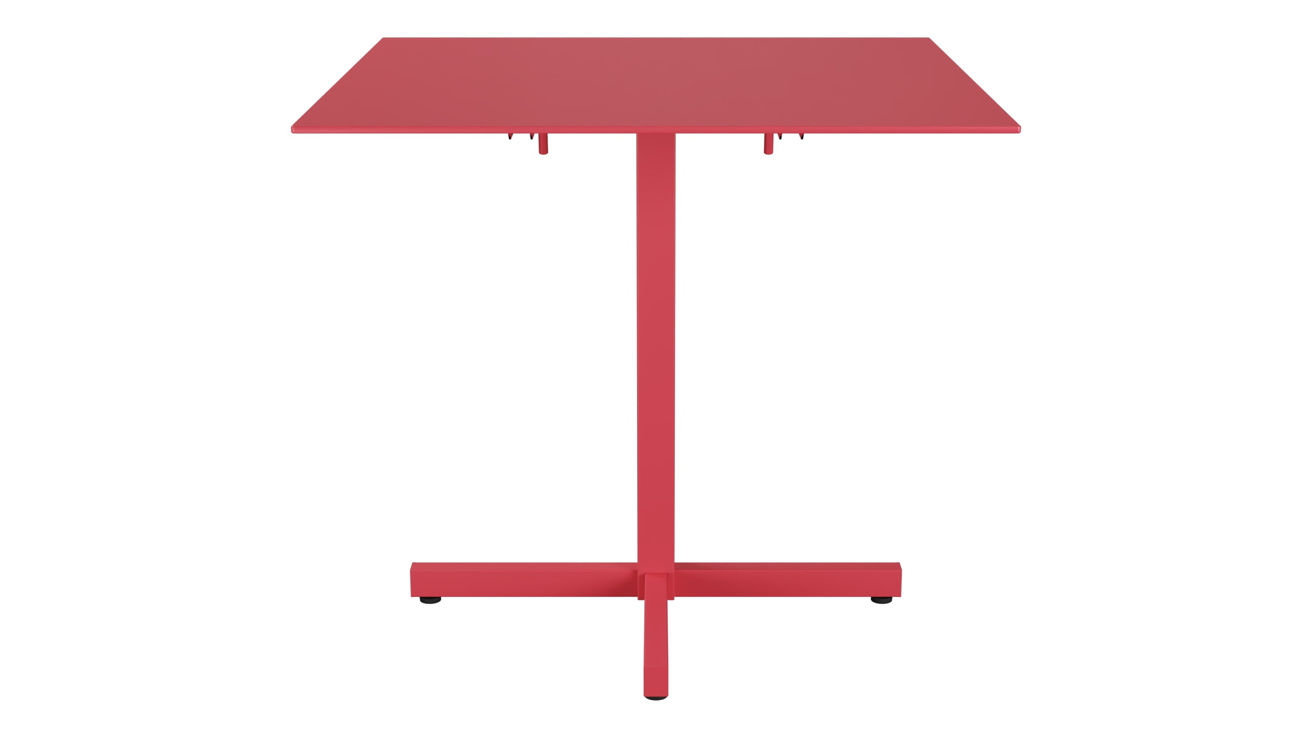 Luzern Glasfaser-Gartentisch Decor 80x80 klappbar in Ahornrot präsentiert im Onlineshop von KAQTU Design AG. Gartentisch ist von Schaffner