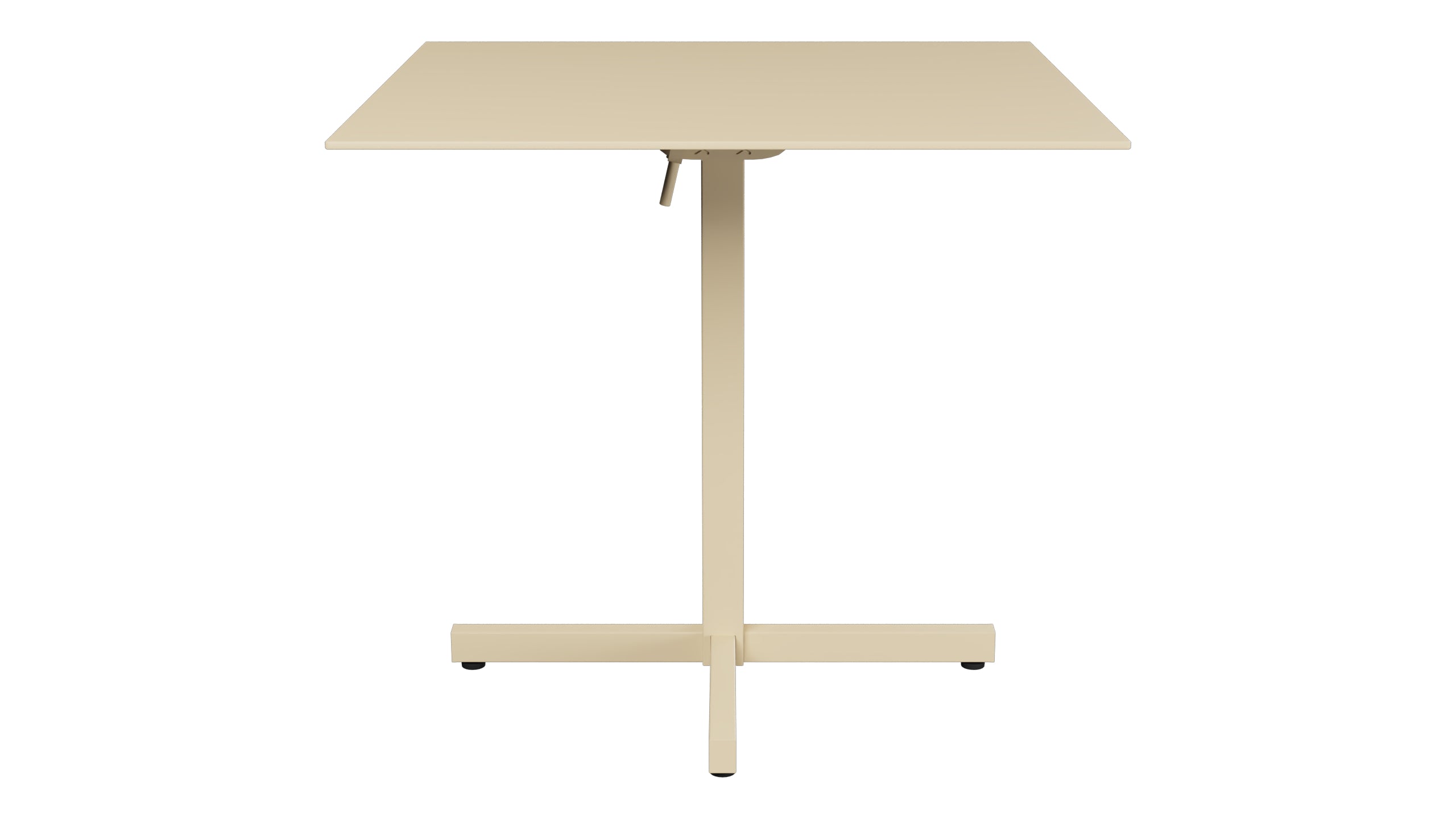 Luzern Glasfaser-Gartentisch Decor 80x80 klappbar in Pastellbraun präsentiert im Onlineshop von KAQTU Design AG. Gartentisch ist von Schaffner