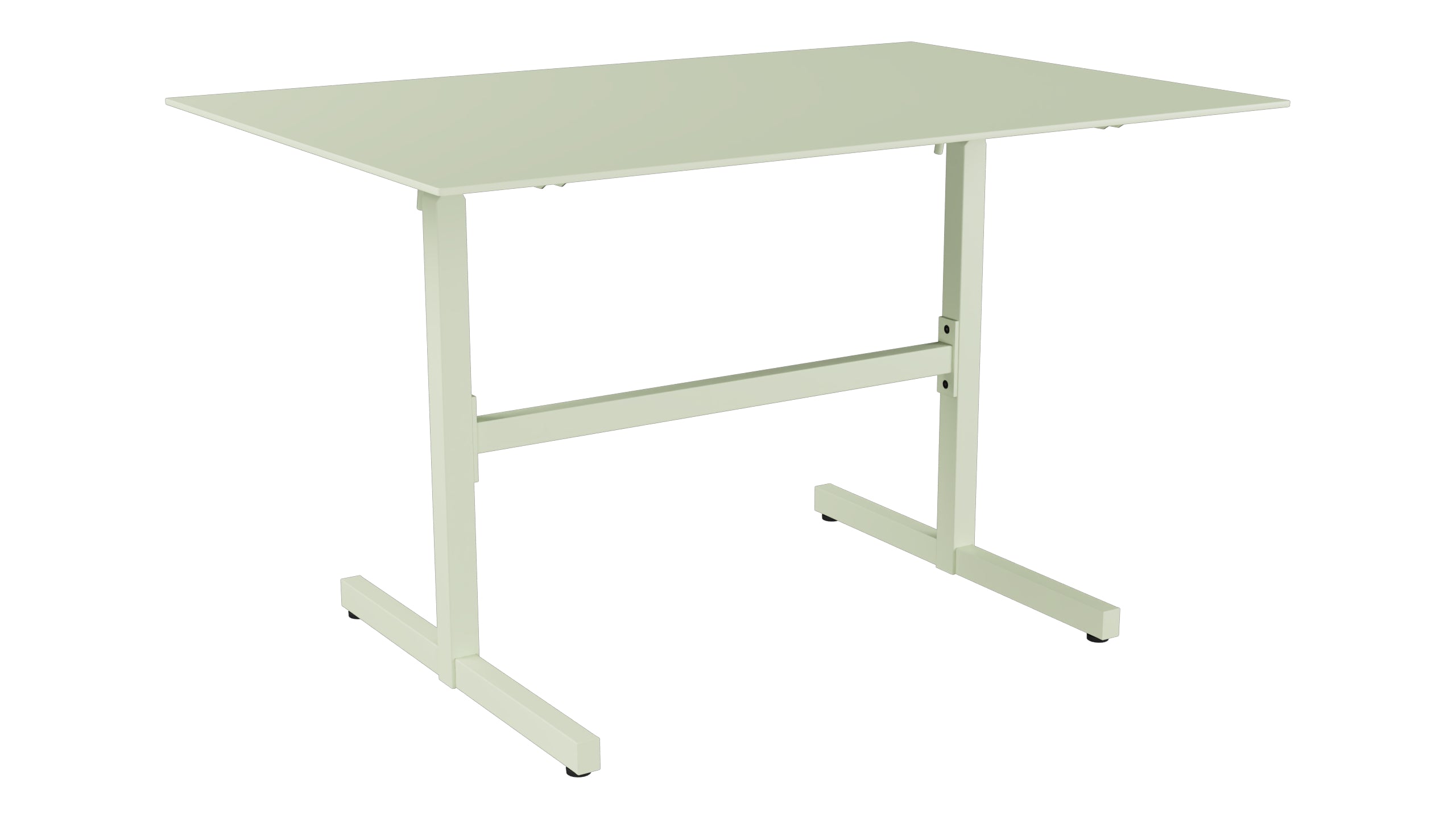 Luzern Glasfaser-Gartentisch Decor 120x80 klappbar in Pastellgrün präsentiert im Onlineshop von KAQTU Design AG. Gartentisch ist von Schaffner