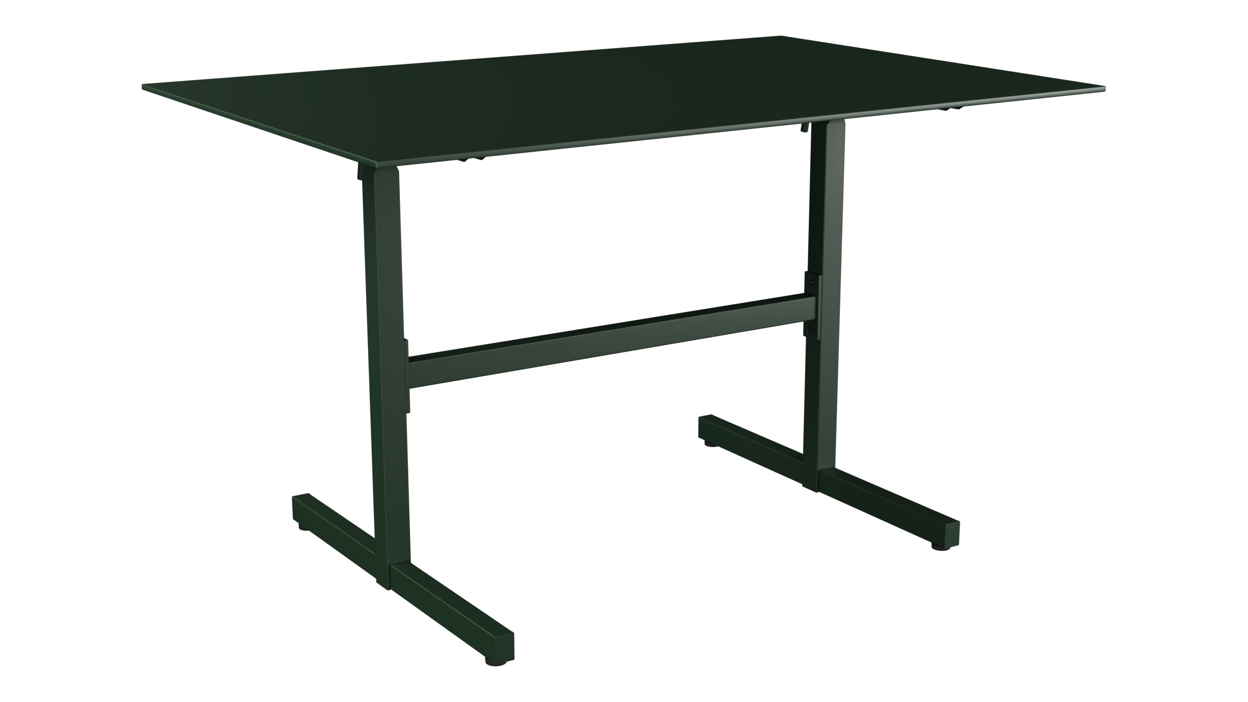 Luzern Glasfaser-Gartentisch Decor 120x80 klappbar in Tannengrün präsentiert im Onlineshop von KAQTU Design AG. Gartentisch ist von Schaffner
