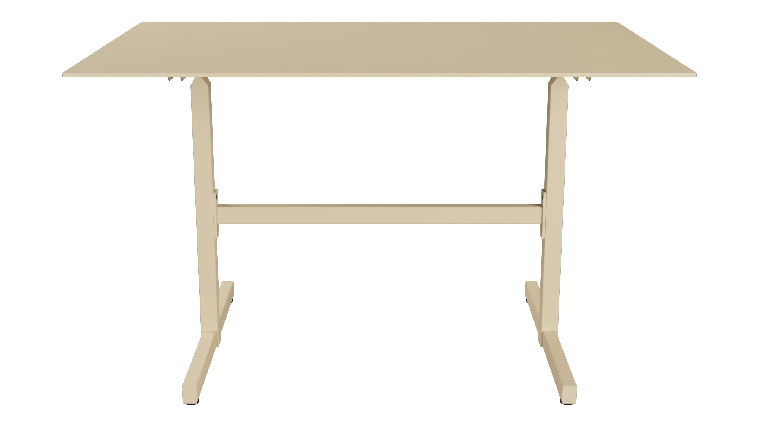 Luzern Glasfaser-Gartentisch Decor 120x80 klappbar in Pastellbraun präsentiert im Onlineshop von KAQTU Design AG. Gartentisch ist von Schaffner