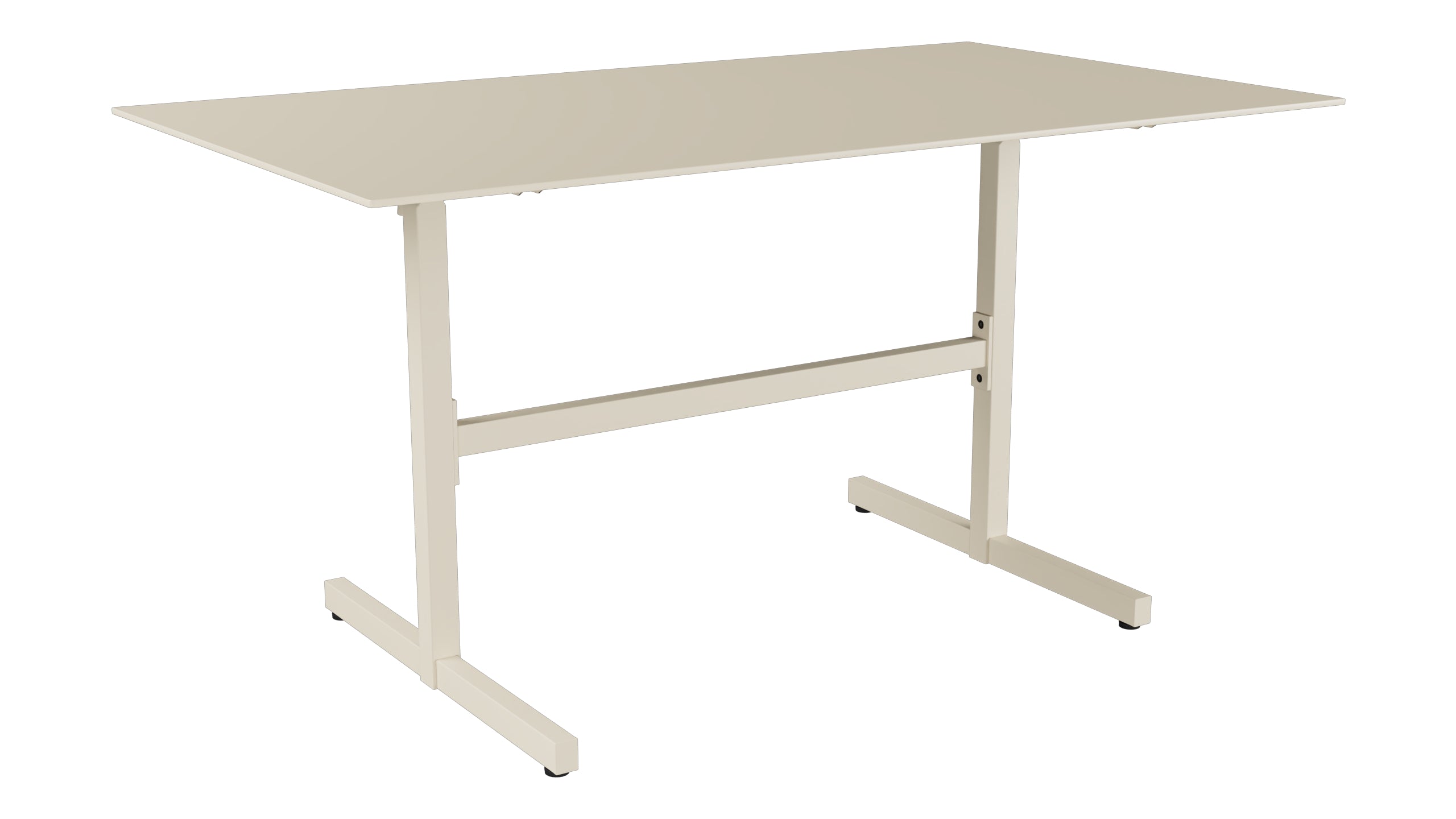 Luzern Glasfaser-Gartentisch Decor 140x80 klappbar in Pastellsand präsentiert im Onlineshop von KAQTU Design AG. Gartentisch ist von Schaffner
