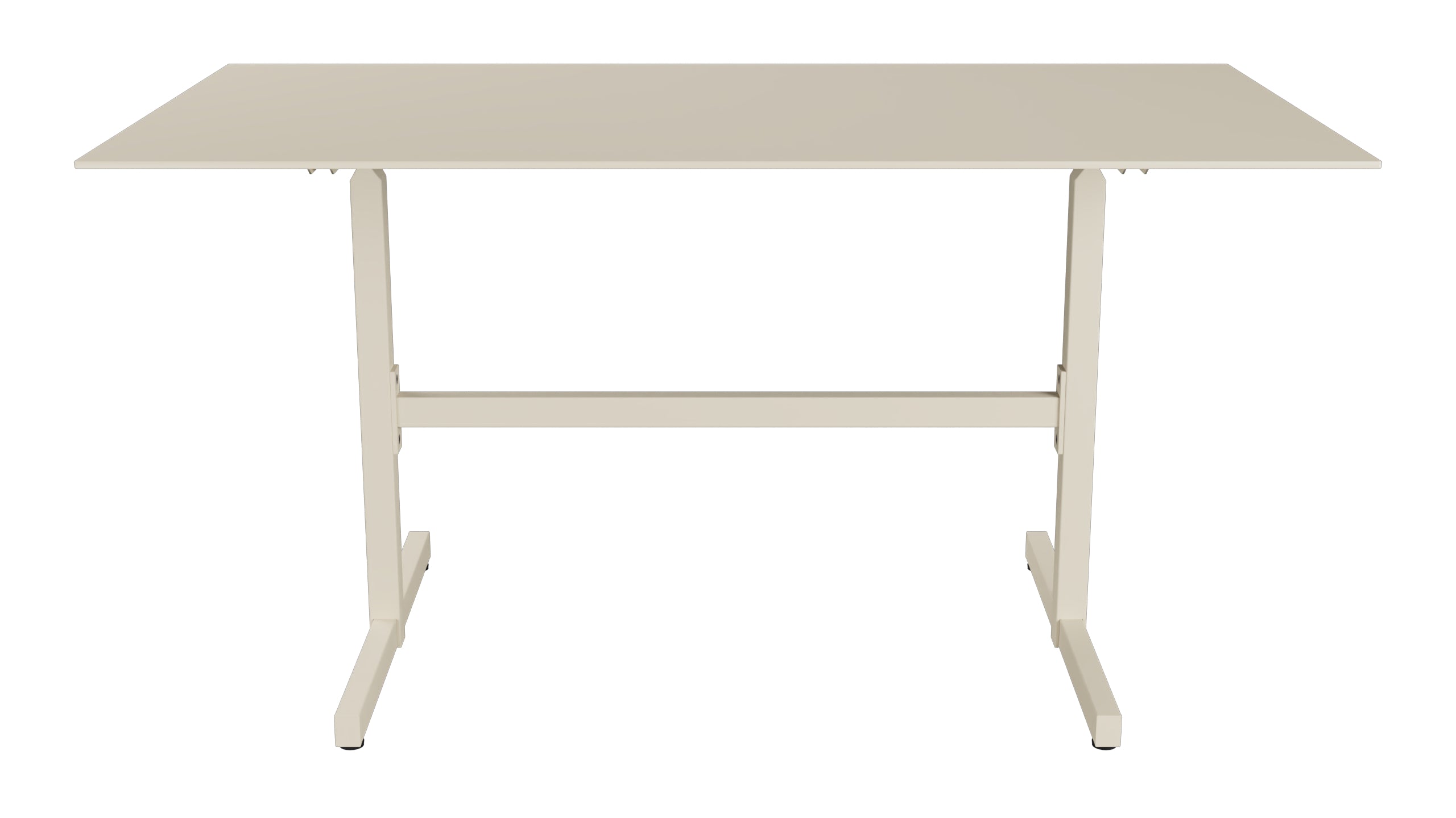 Luzern Glasfaser-Gartentisch Decor 140x80 klappbar in Pastellsand präsentiert im Onlineshop von KAQTU Design AG. Gartentisch ist von Schaffner