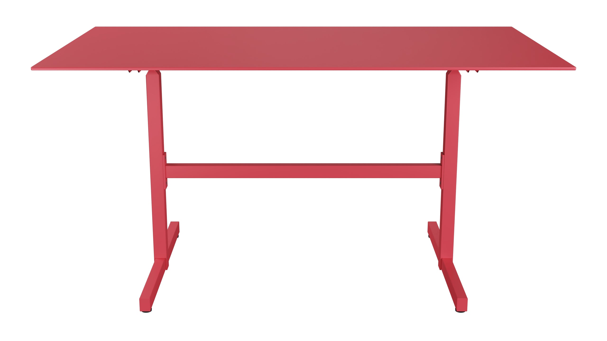 Luzern Glasfaser-Gartentisch Decor 140x80 klappbar in Ahornrot präsentiert im Onlineshop von KAQTU Design AG. Gartentisch ist von Schaffner