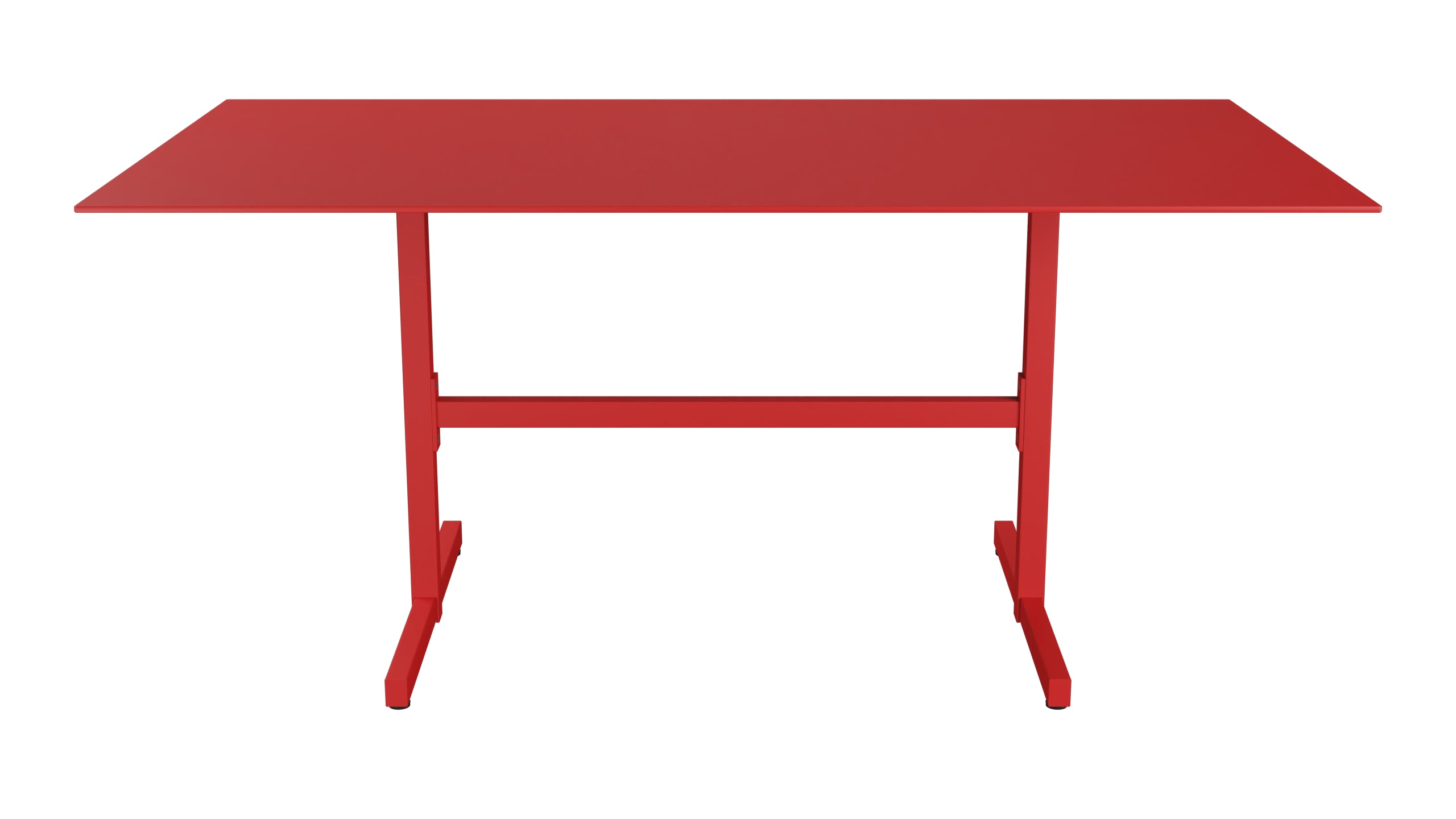 Luzern Glasfaser-Gartentisch Decor 160x90 klappbar in Rot präsentiert im Onlineshop von KAQTU Design AG. Gartentisch ist von Schaffner