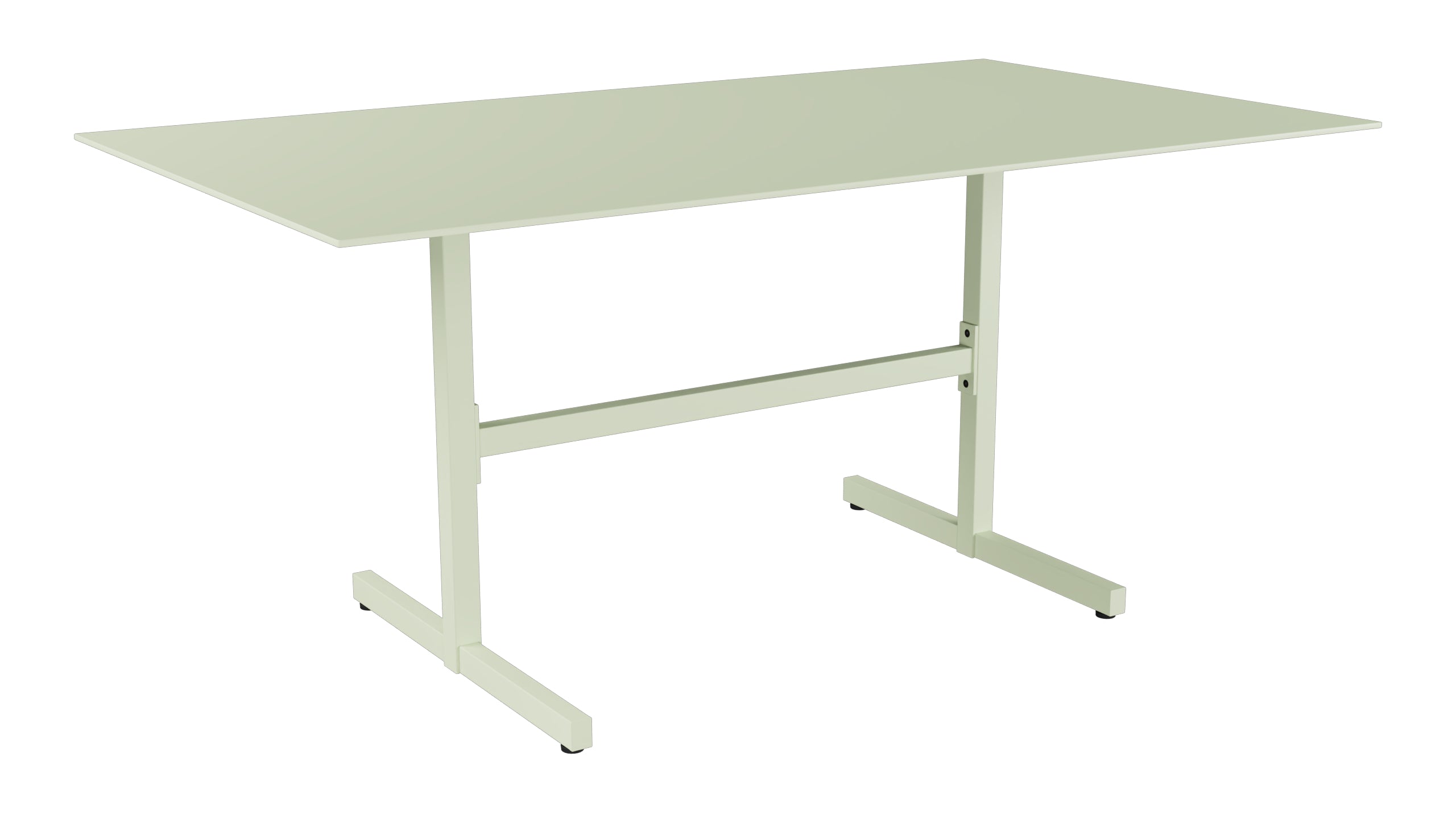 Luzern Glasfaser-Gartentisch Decor 160x90 klappbar in Pastellgrün präsentiert im Onlineshop von KAQTU Design AG. Gartentisch ist von Schaffner