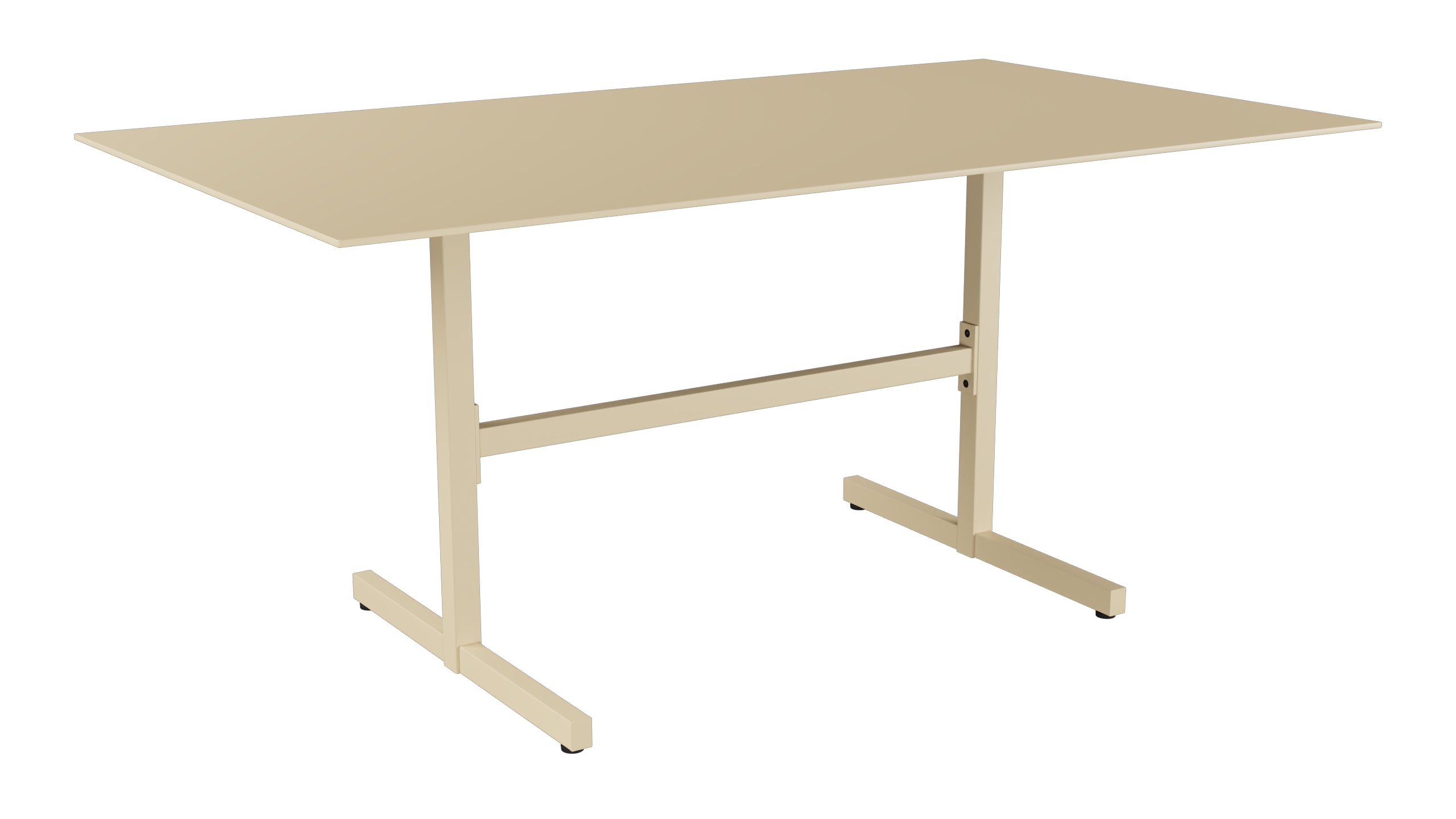 Luzern Glasfaser-Gartentisch Decor 160x90 klappbar in Pastellbraun präsentiert im Onlineshop von KAQTU Design AG. Gartentisch ist von Schaffner