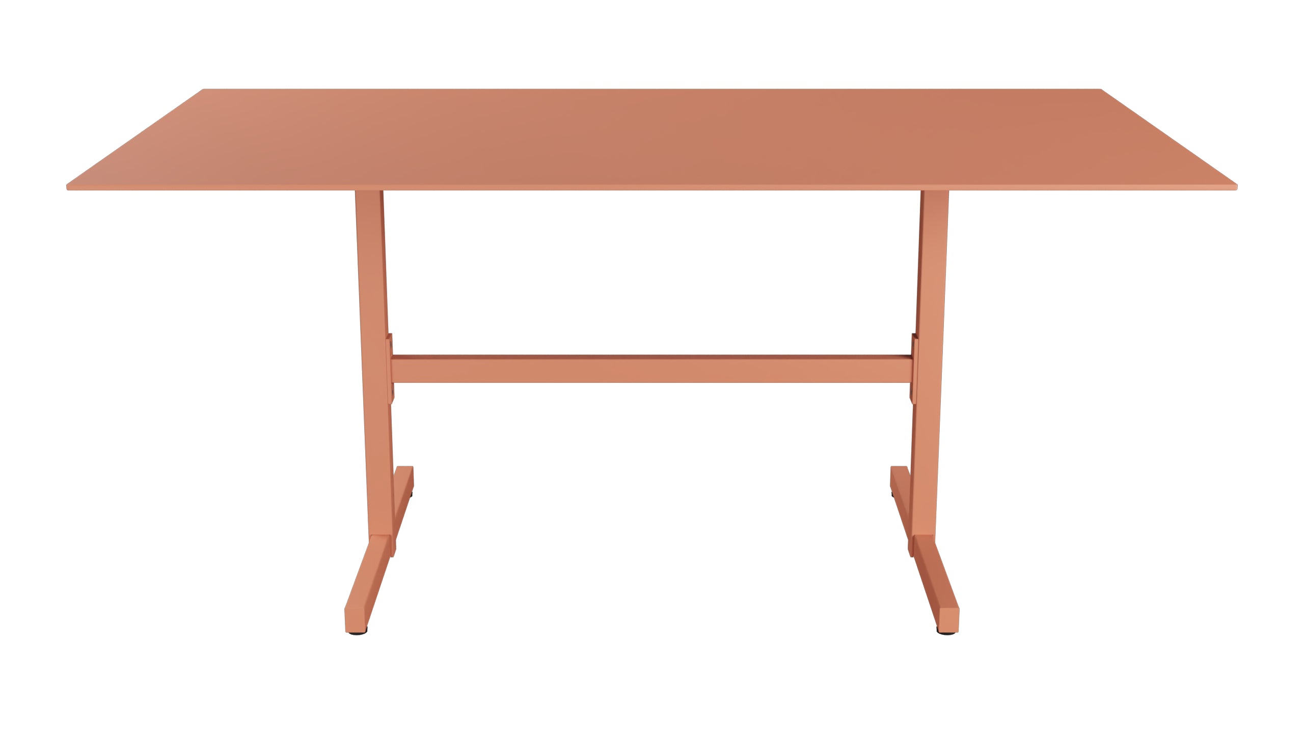 Luzern Glasfaser-Gartentisch Decor 160x90 klappbar in Pastellterracotta präsentiert im Onlineshop von KAQTU Design AG. Gartentisch ist von Schaffner