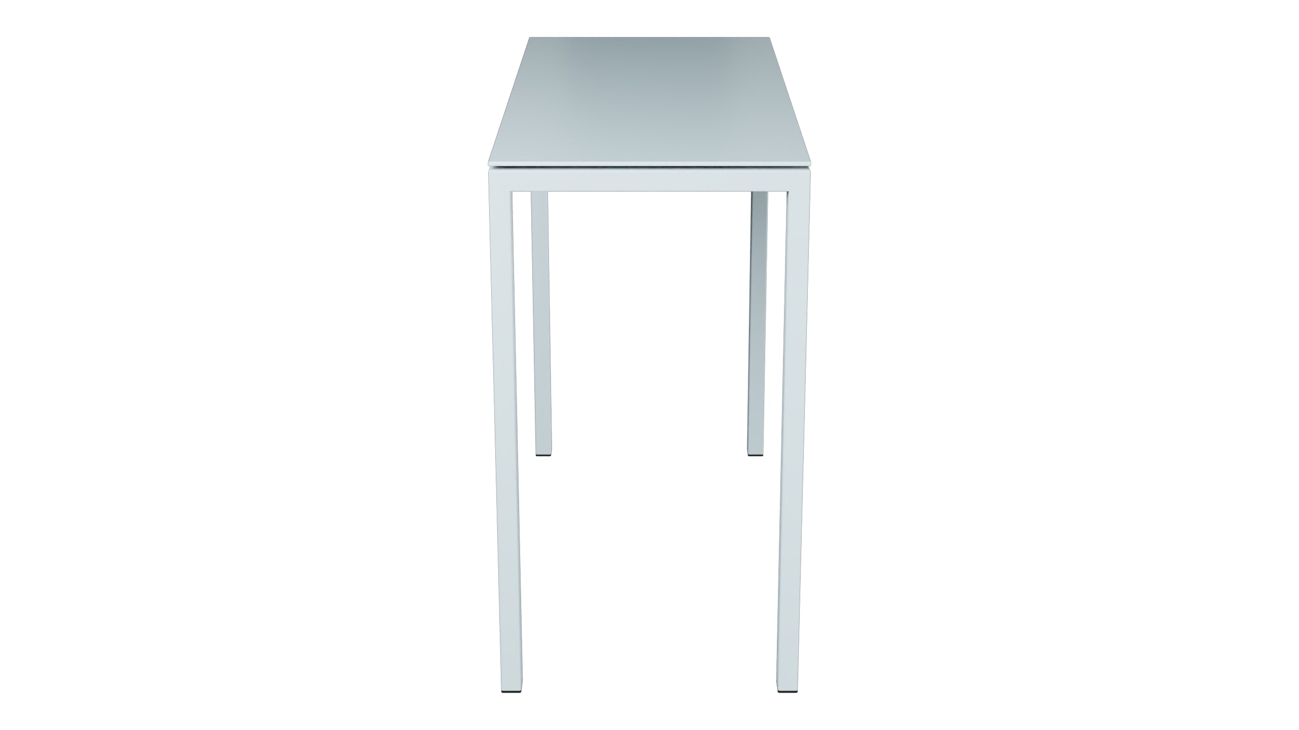 Luzern Glasfaser-Stehtisch Outdoor Decor 140x60 in Pastellblau präsentiert im Onlineshop von KAQTU Design AG. Hochtisch Outdoor ist von Schaffner