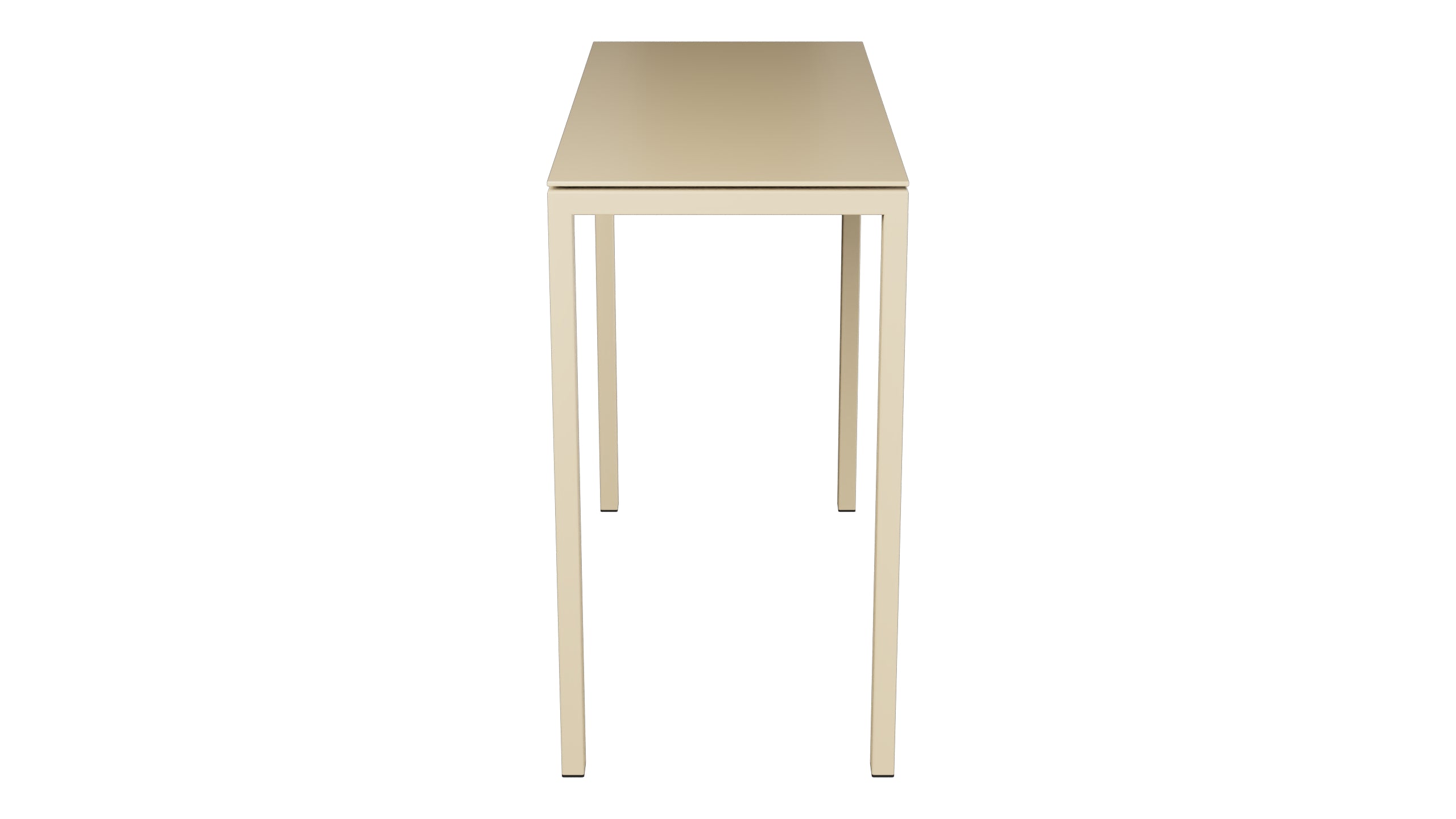 Luzern Glasfaser-Stehtisch Outdoor Decor 140x60 in Pastellbraun präsentiert im Onlineshop von KAQTU Design AG. Hochtisch Outdoor ist von Schaffner