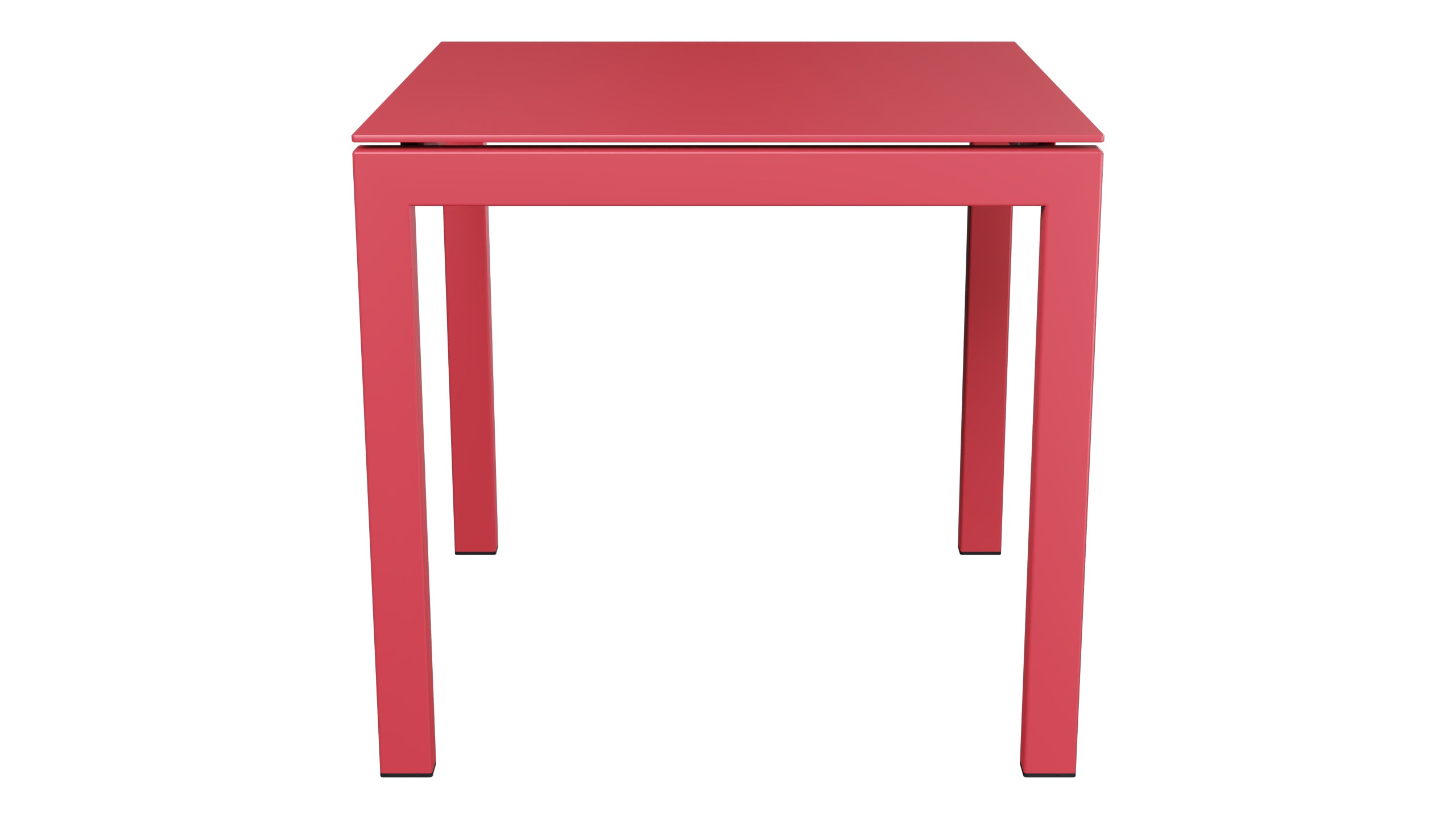 Luzern Glasfaser-Gartentisch Decor 80x80 in Ahornrot präsentiert im Onlineshop von KAQTU Design AG. Gartentisch ist von Schaffner