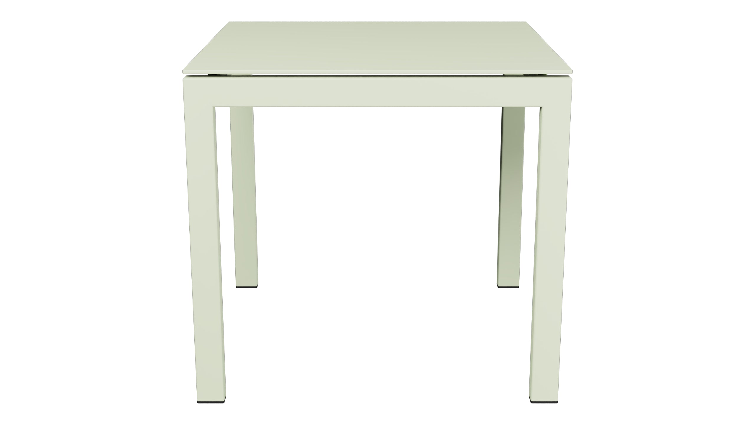 Luzern Glasfaser-Gartentisch Decor 80x80 in Pastellgrün präsentiert im Onlineshop von KAQTU Design AG. Gartentisch ist von Schaffner