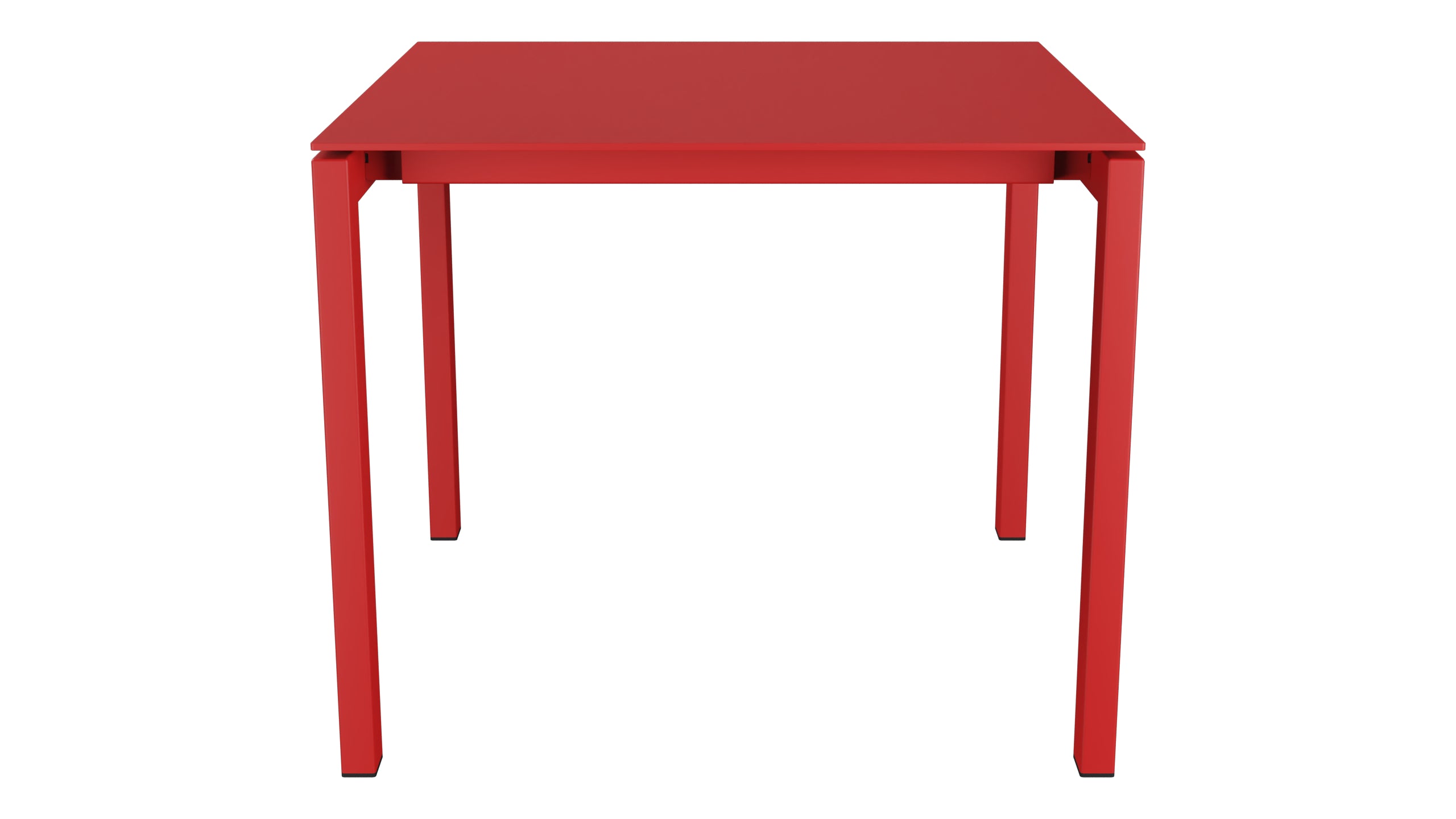 Luzern Glasfaser-Gartentisch Decor 90x90 in Rot präsentiert im Onlineshop von KAQTU Design AG. Gartentisch ist von Schaffner