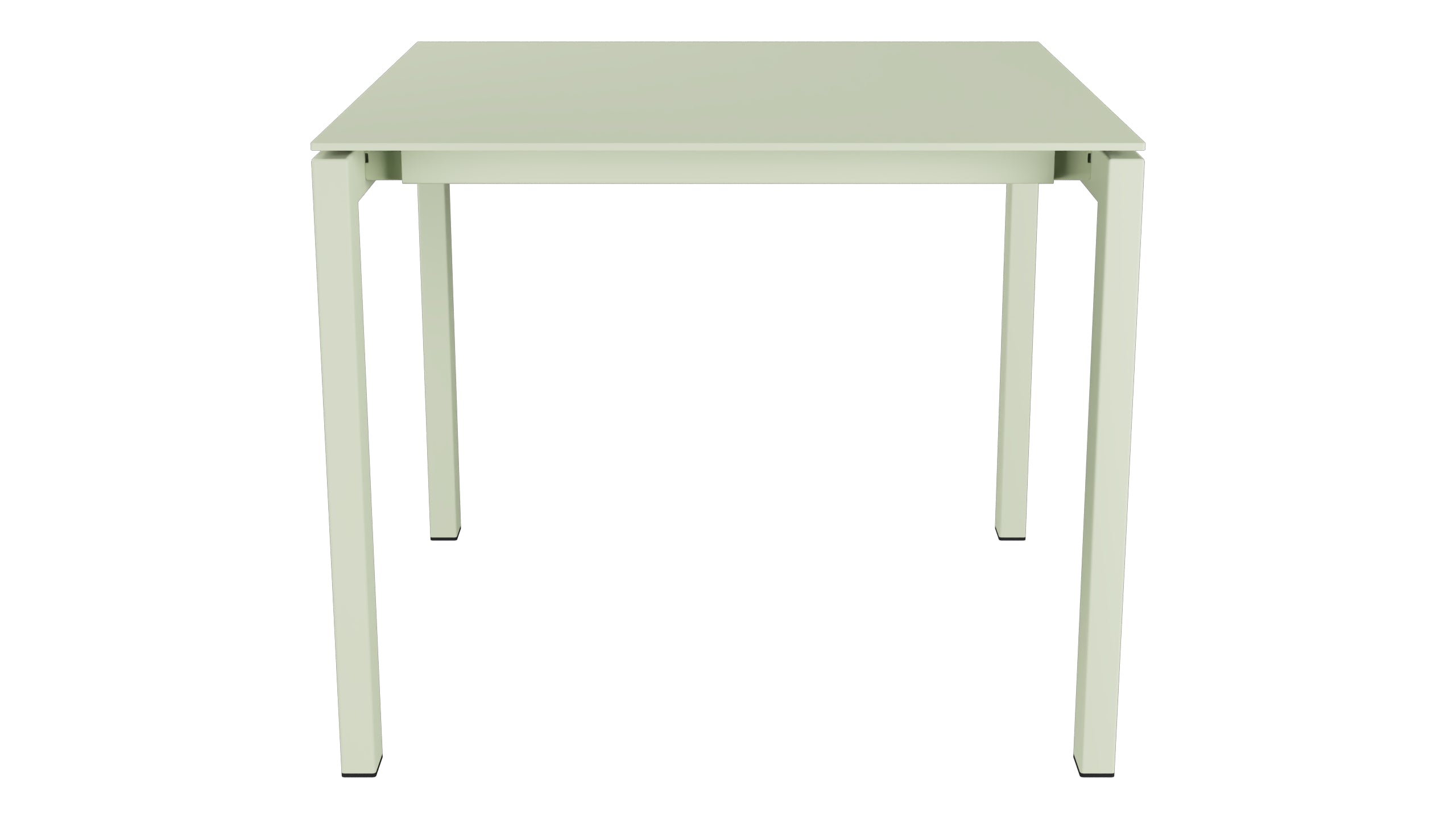 Luzern Glasfaser-Gartentisch Decor 90x90 in Pastellgrün präsentiert im Onlineshop von KAQTU Design AG. Gartentisch ist von Schaffner