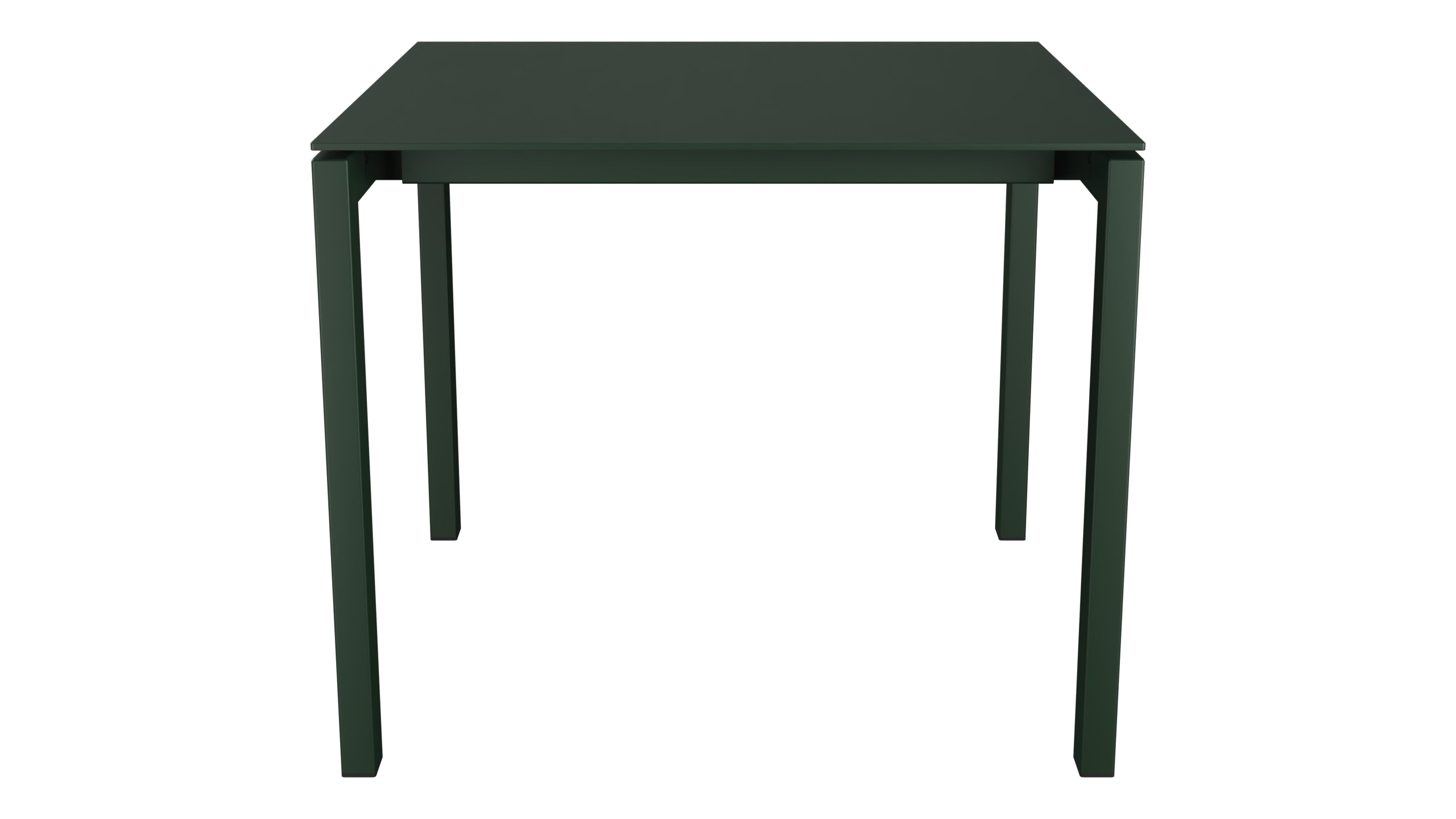 Luzern Glasfaser-Gartentisch Decor 90x90 in Tannengrün präsentiert im Onlineshop von KAQTU Design AG. Gartentisch ist von Schaffner