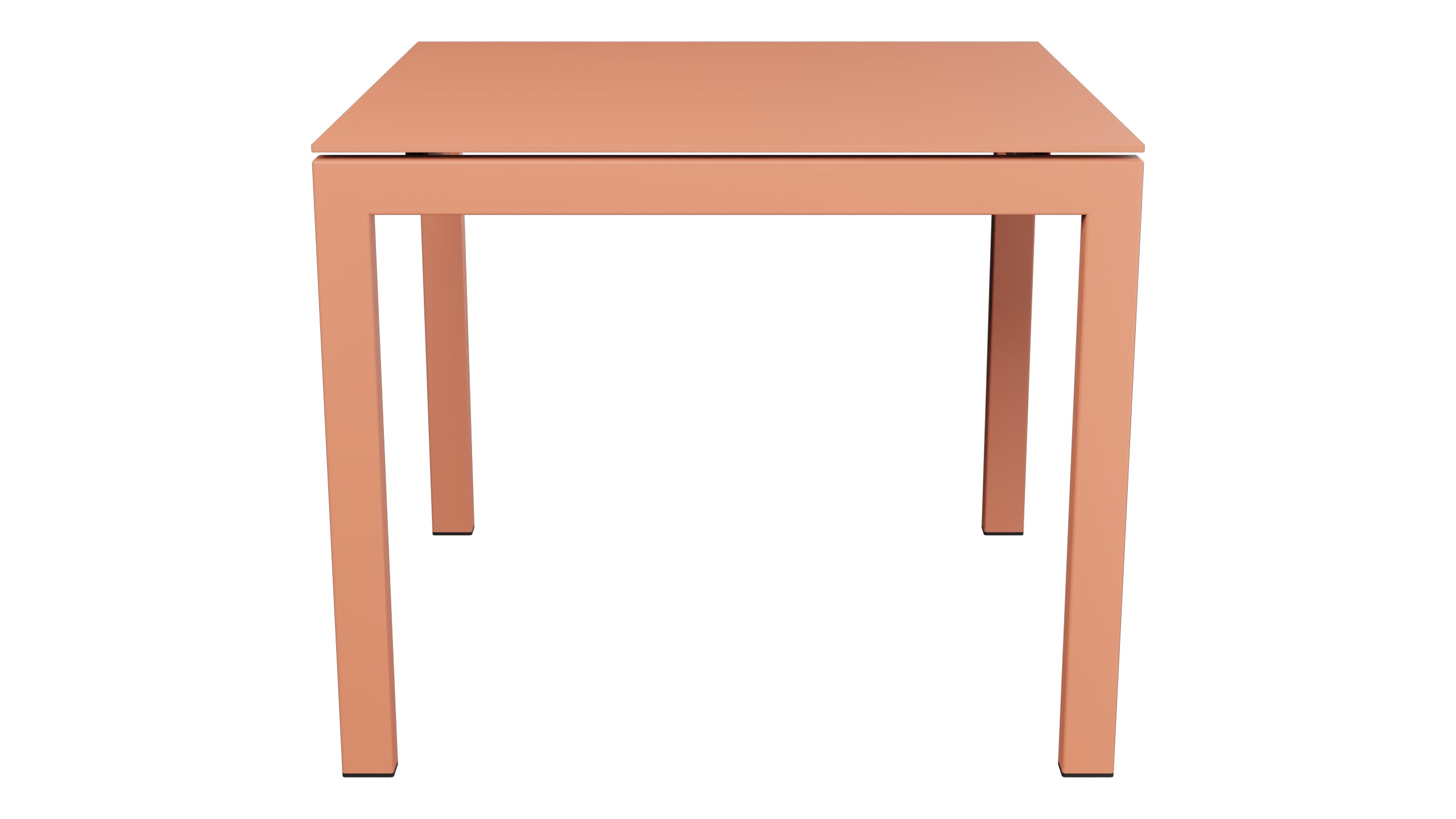 Luzern Glasfaser-Gartentisch Decor 90x90 in Pastellterracotta präsentiert im Onlineshop von KAQTU Design AG. Gartentisch ist von Schaffner