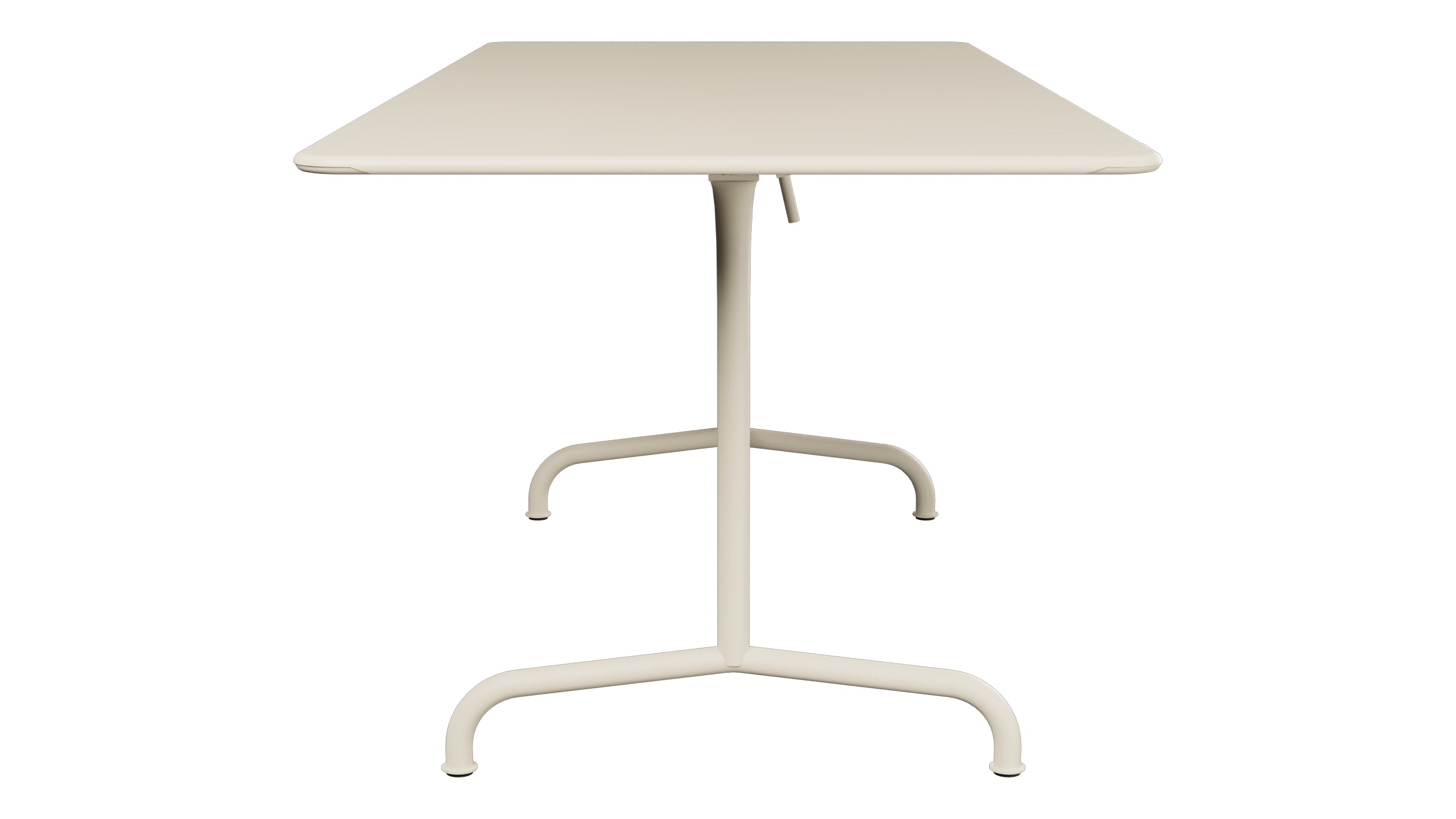 Rigi Metall-Gartentisch 180x80 klappbar in Pastellsand präsentiert im Onlineshop von KAQTU Design AG. Gartentisch ist von Schaffner