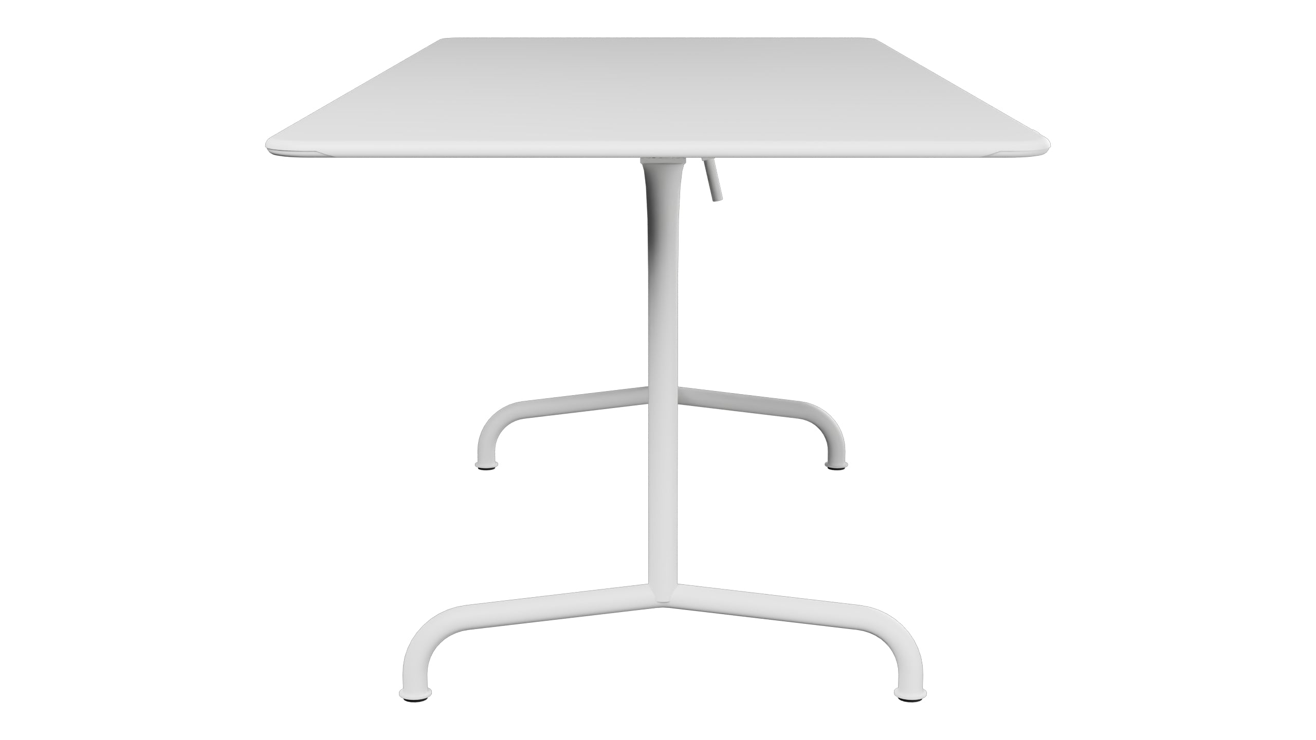 Rigi Metall-Gartentisch 180x80 klappbar in Weiss präsentiert im Onlineshop von KAQTU Design AG. Gartentisch ist von Schaffner