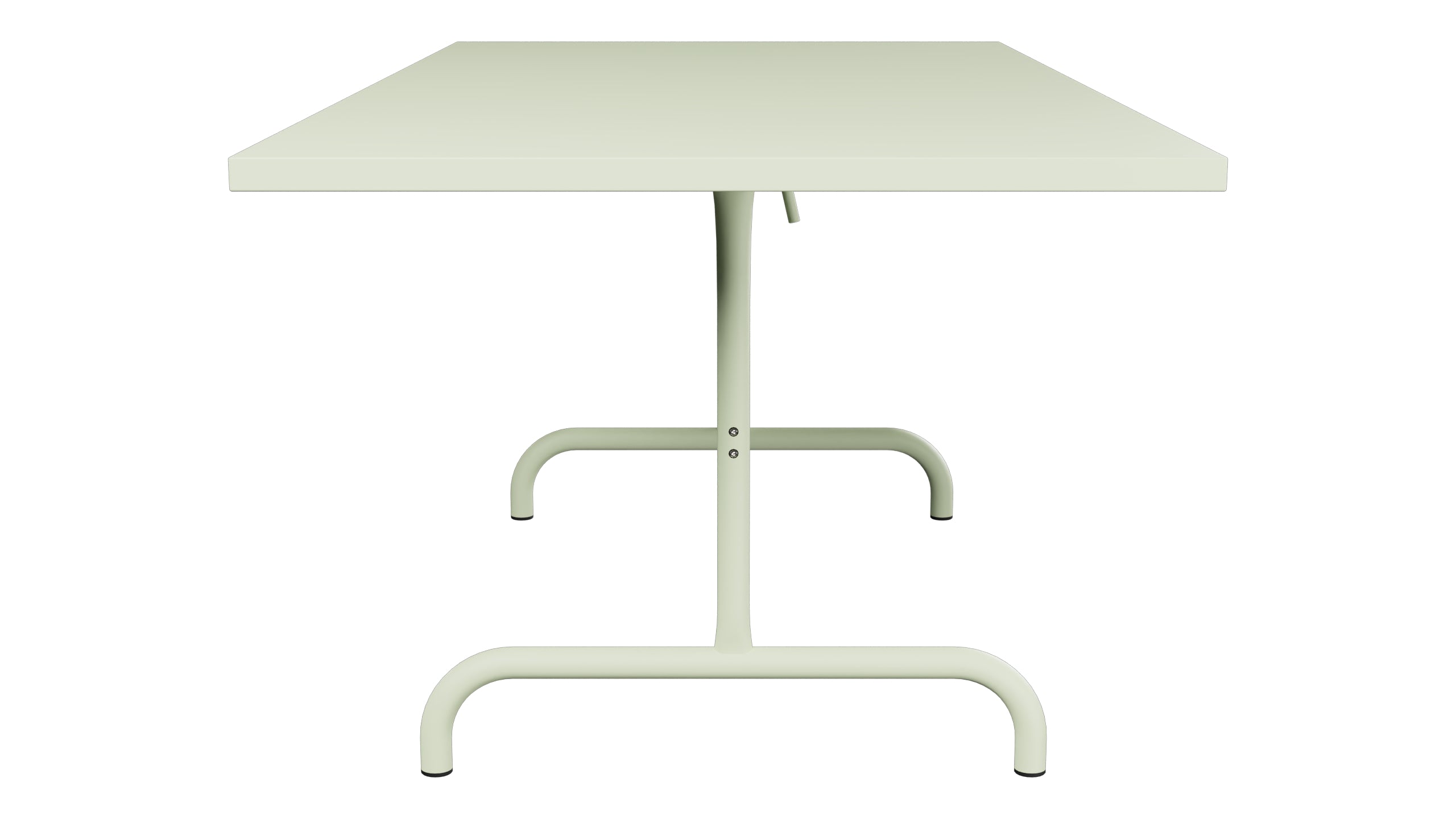 Säntis Metall-Gartentisch 180x90 klappbar in Pastellgrün präsentiert im Onlineshop von KAQTU Design AG. Gartentisch ist von Schaffner