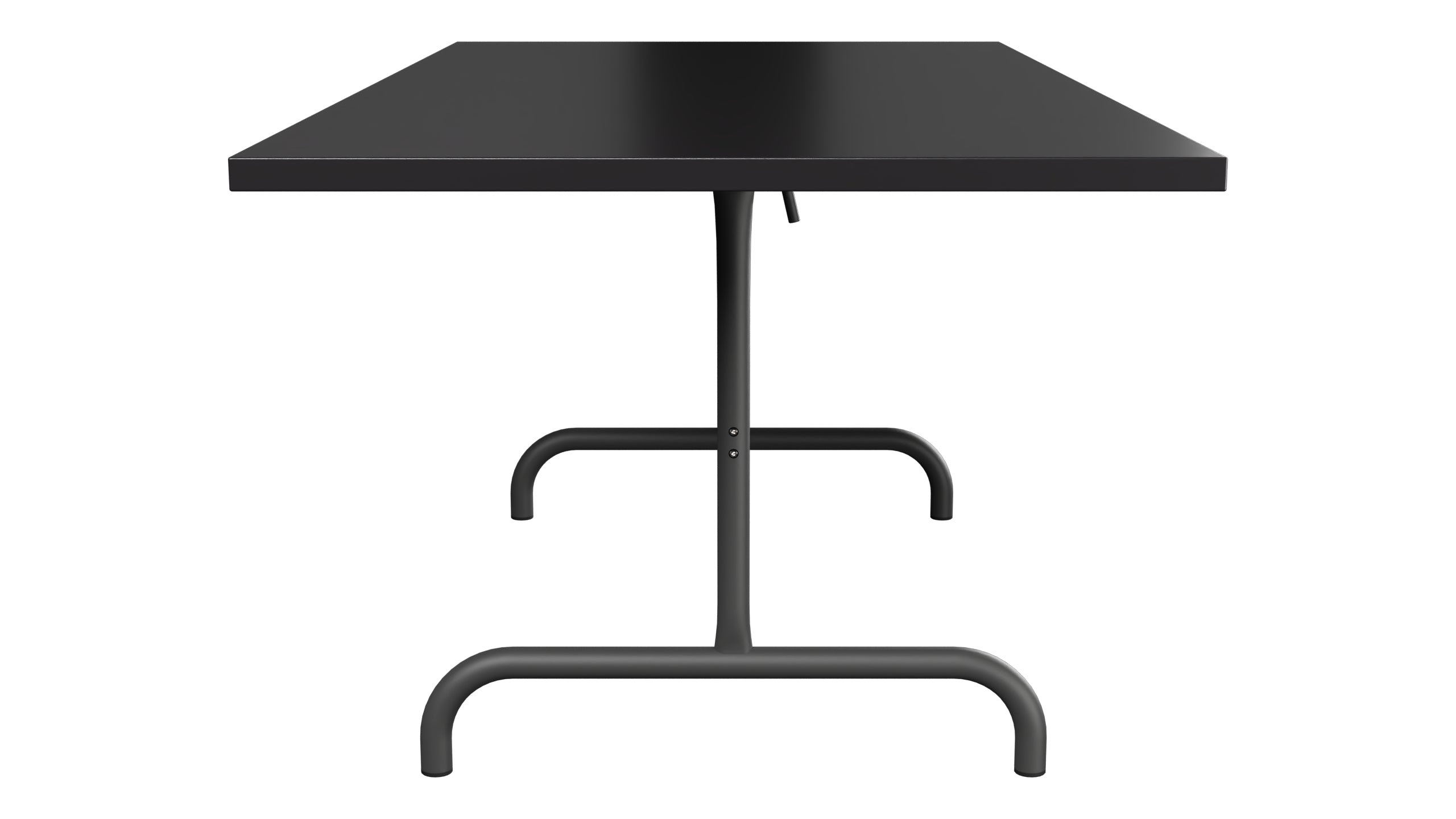 Säntis Metall-Gartentisch 180x90 klappbar in Schwarz präsentiert im Onlineshop von KAQTU Design AG. Gartentisch ist von Schaffner