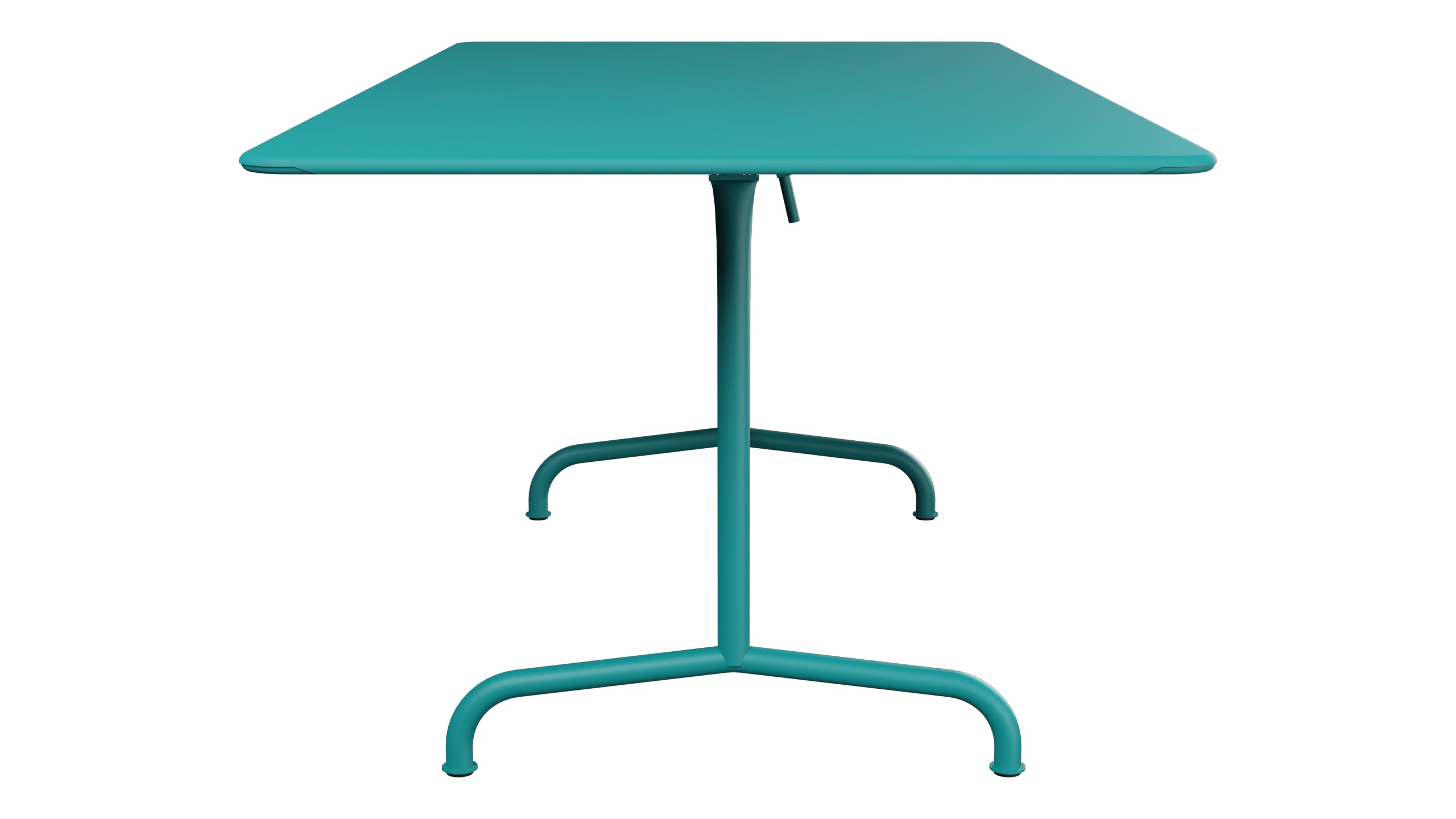Rigi Metall-Gartentisch 180x90 klappbar in Kaliblau präsentiert im Onlineshop von KAQTU Design AG. Gartentisch ist von Schaffner