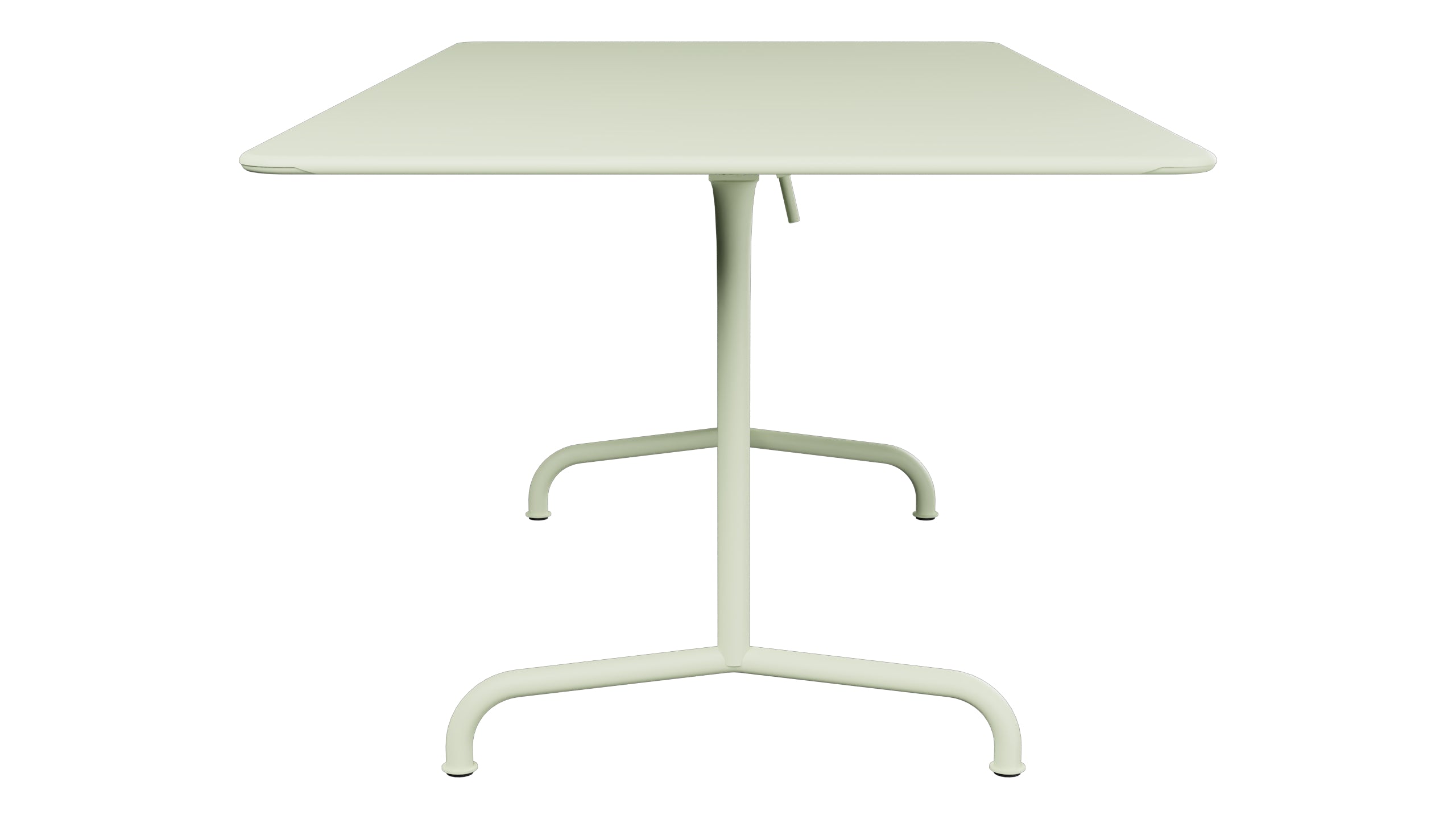Rigi Metall-Gartentisch 180x90 klappbar in Pastellgrün präsentiert im Onlineshop von KAQTU Design AG. Gartentisch ist von Schaffner